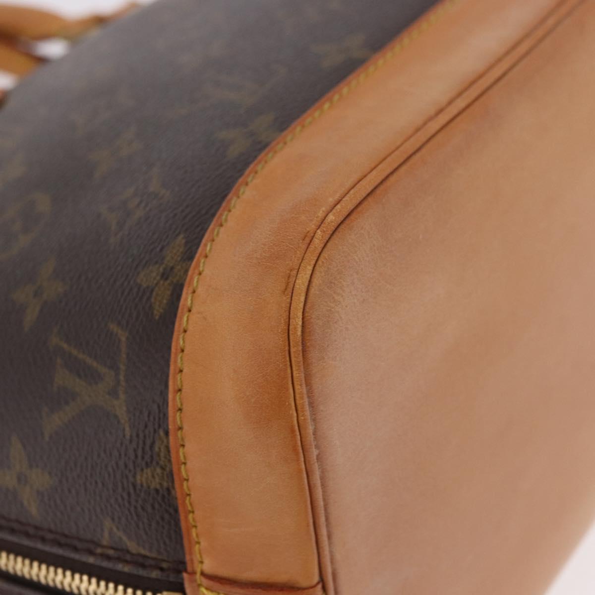 LOUIS VUITTON Monogram Alma Hand Bag M51130 LV Auth 187131