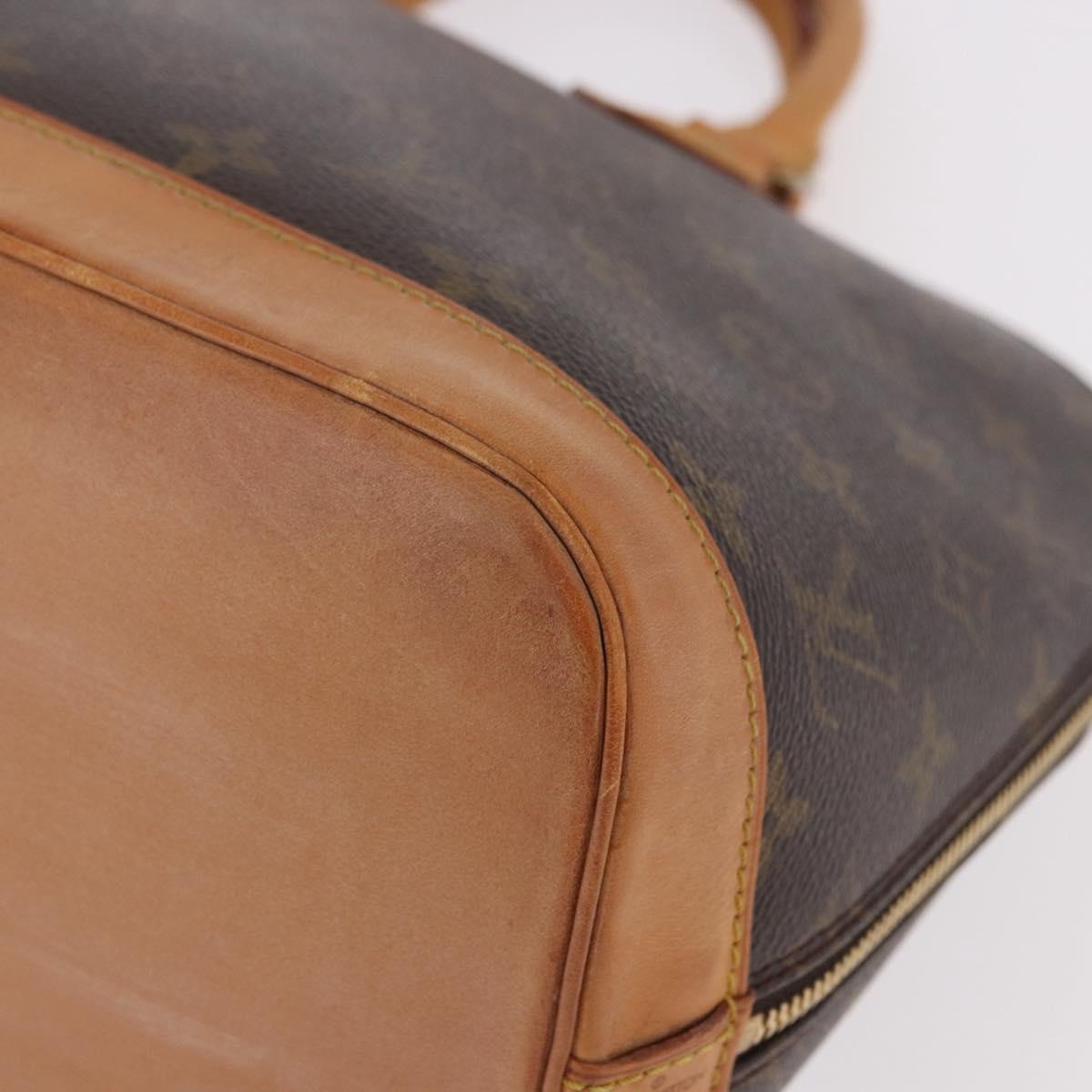 LOUIS VUITTON Monogram Alma Hand Bag M51130 LV Auth 187131