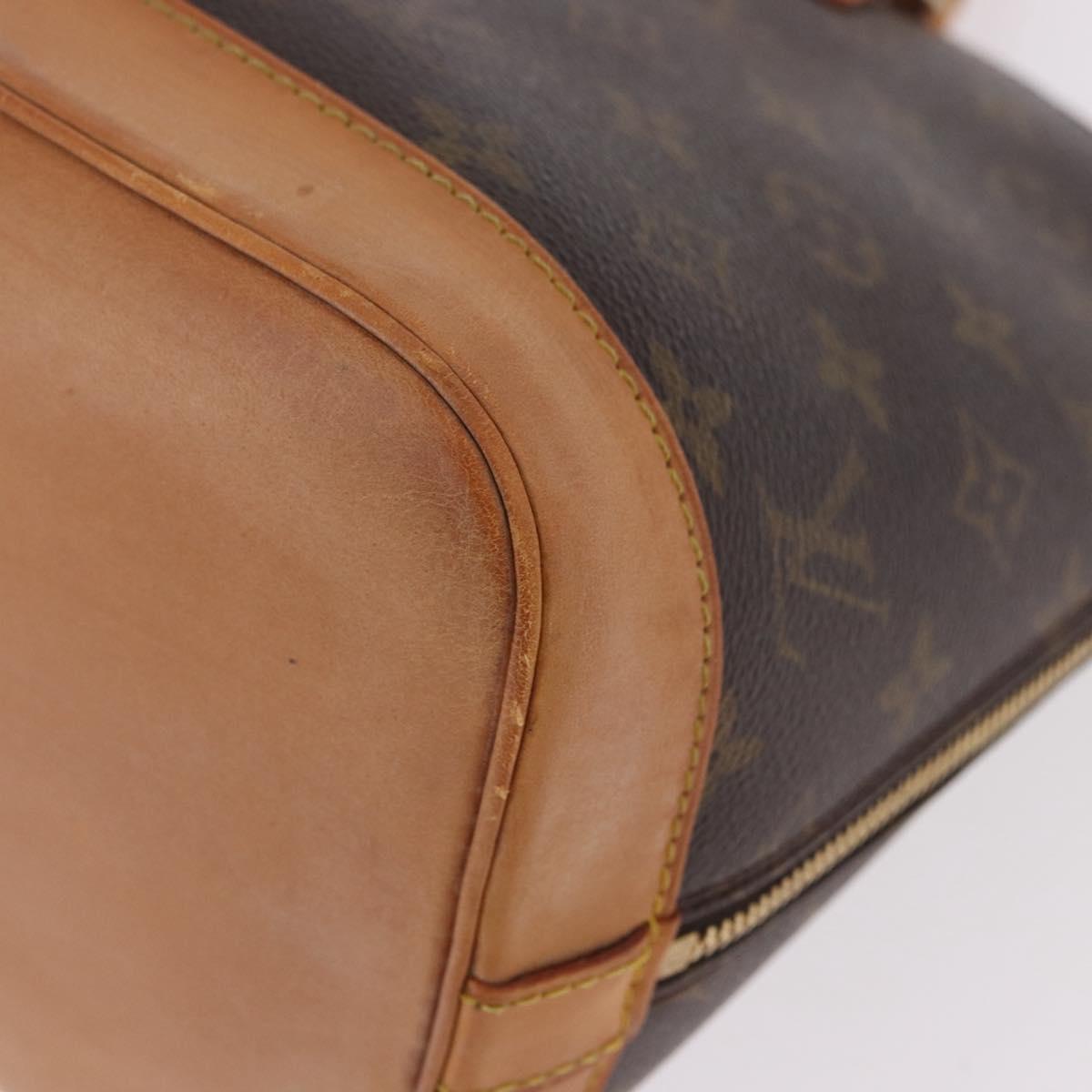 LOUIS VUITTON Monogram Alma Hand Bag M51130 LV Auth 187131