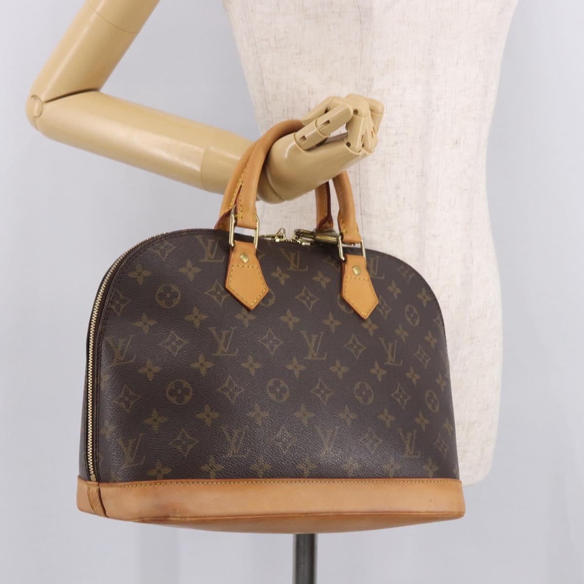LOUIS VUITTON Monogram Alma Hand Bag M51130 LV Auth 187131