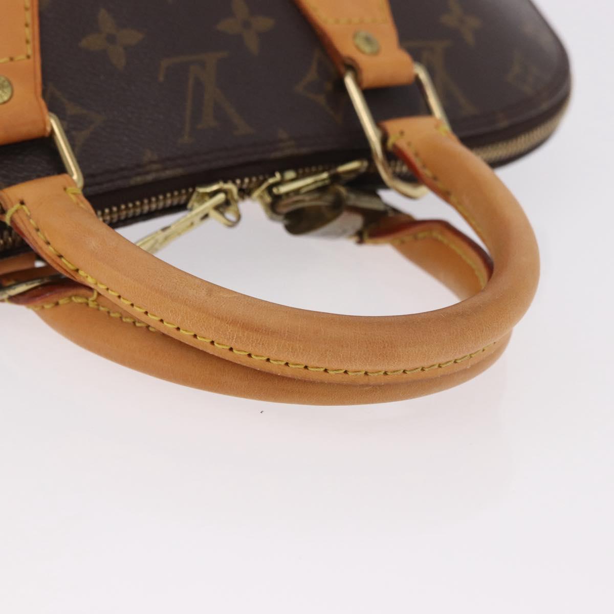 LOUIS VUITTON Monogram Alma Hand Bag M51130 LV Auth 187131