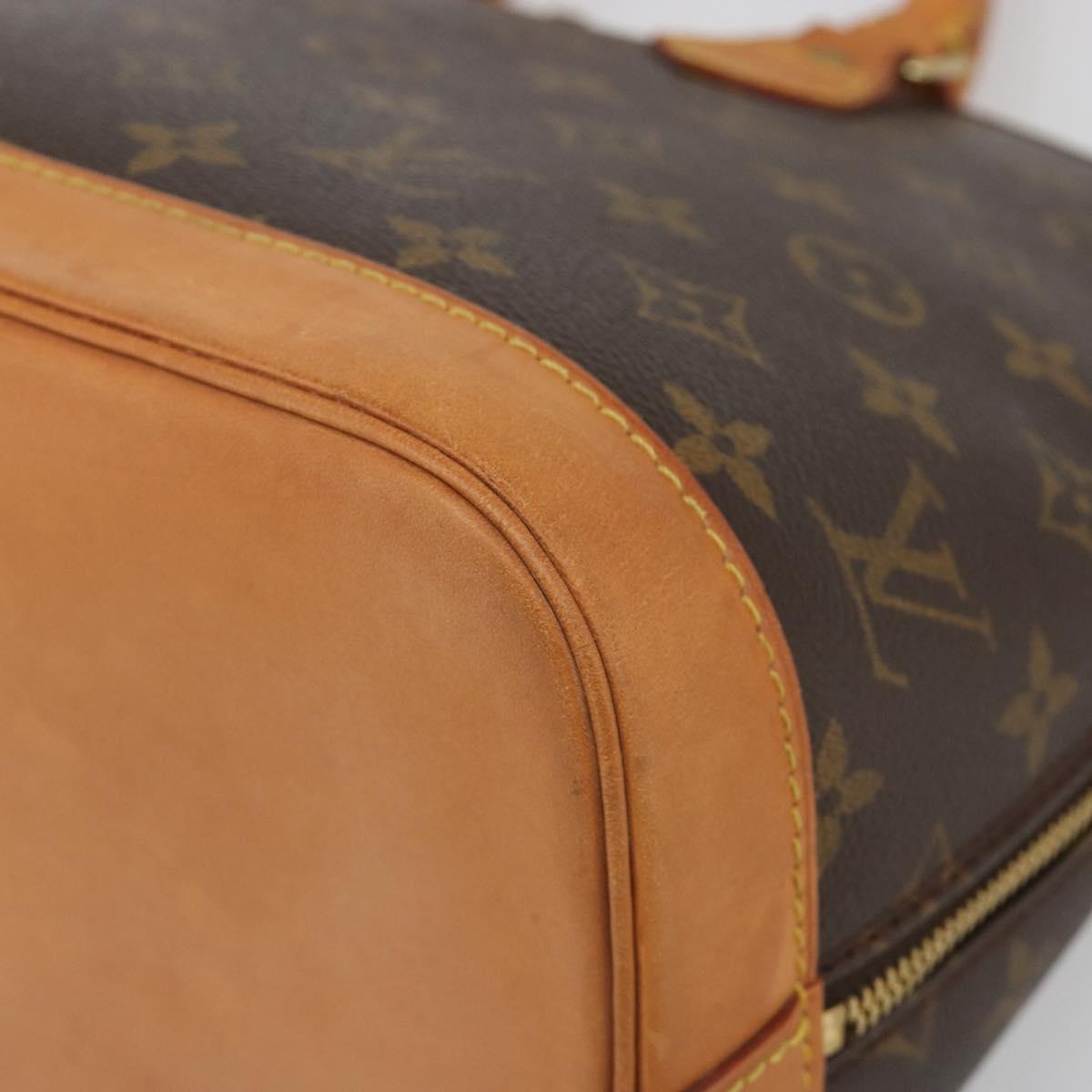 LOUIS VUITTON Monogram Alma Hand Bag M51130 LV Auth 187132