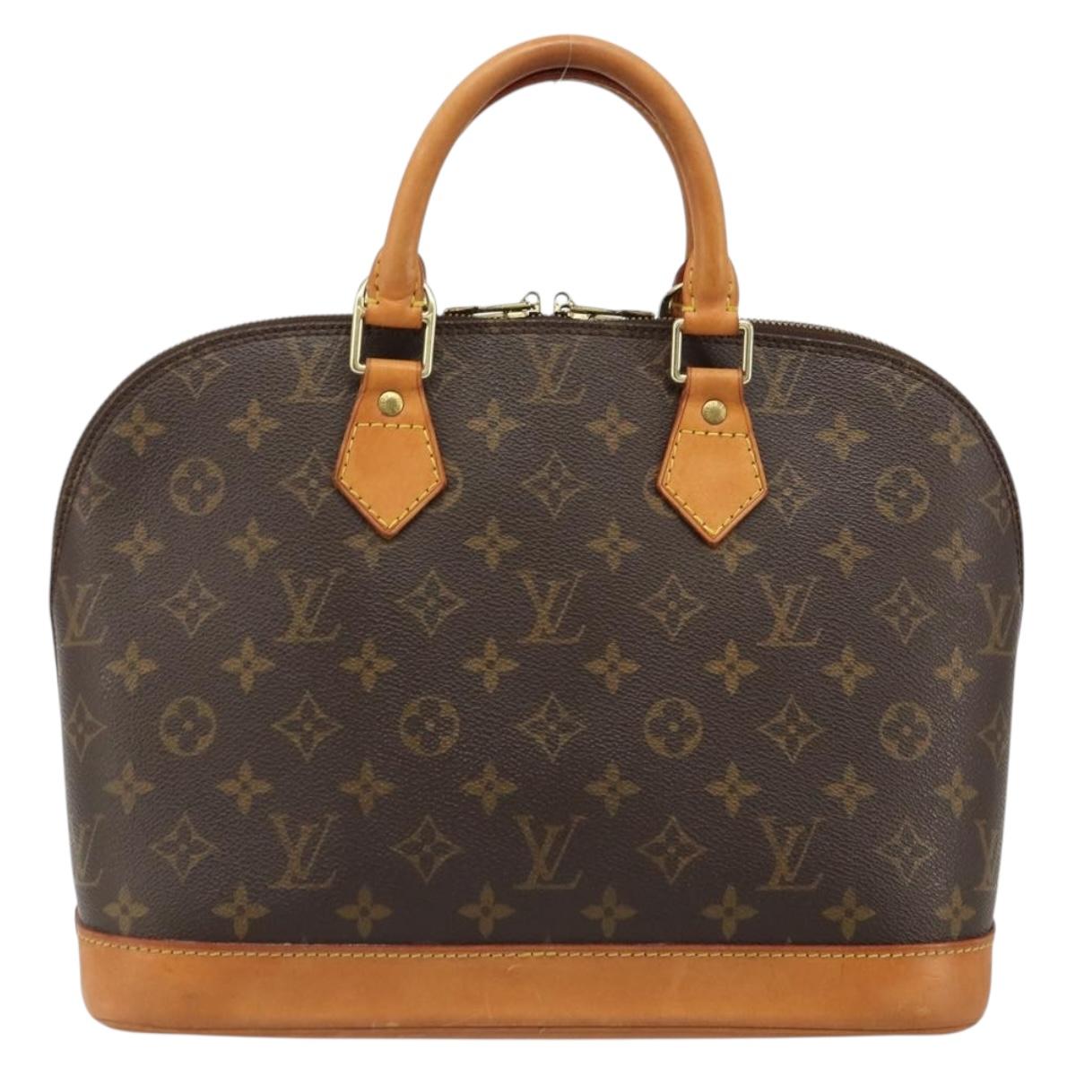 LOUIS VUITTON Monogram Alma Hand Bag M51130 LV Auth 187132
