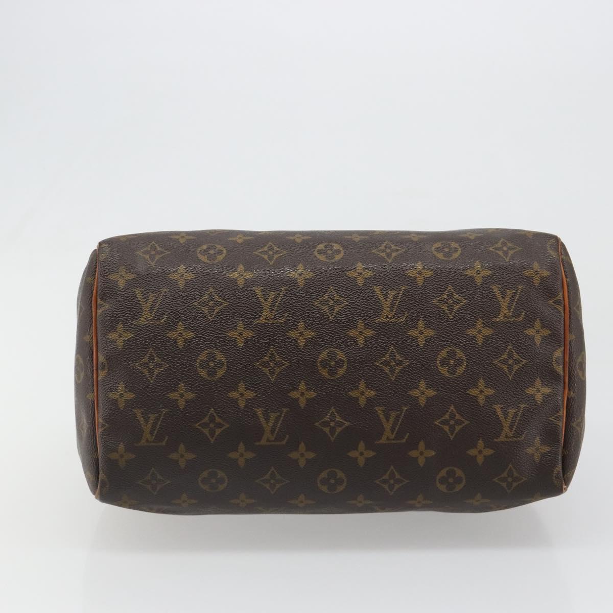 LOUIS VUITTON Monogram Speedy 30 Hand Bag M41526 LV Auth 187133