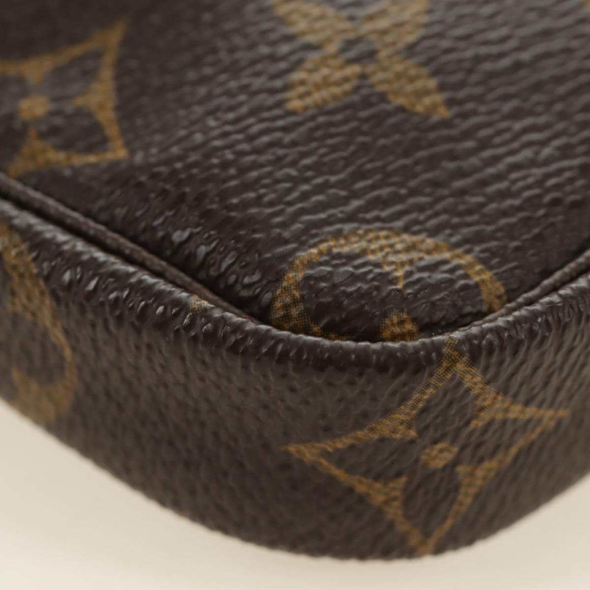 LOUIS VUITTON Monogram Mini Pochette Accessoires Pouch M58009 LV Auth 187162V