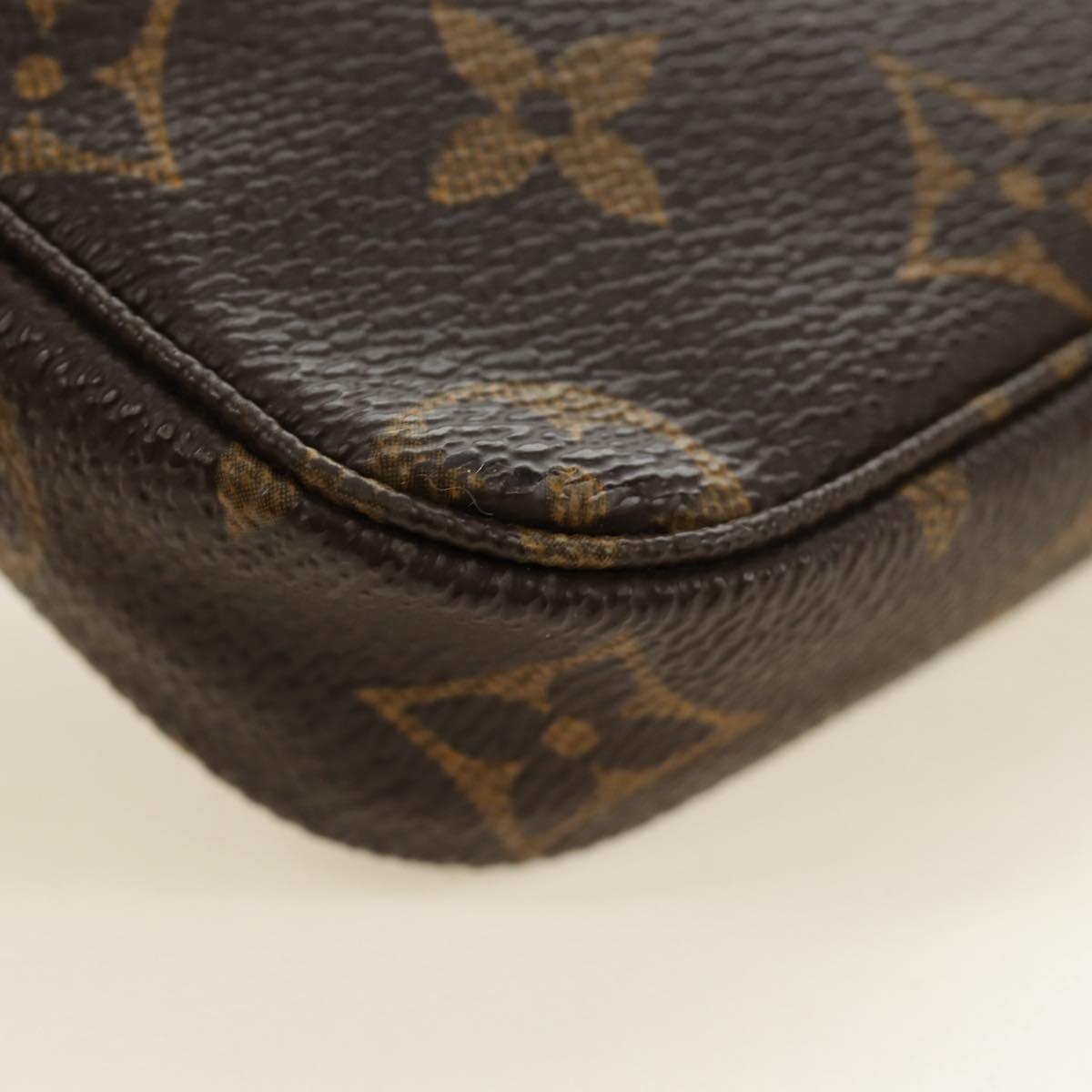 LOUIS VUITTON Monogram Mini Pochette Accessoires Pouch M58009 LV Auth 187162V