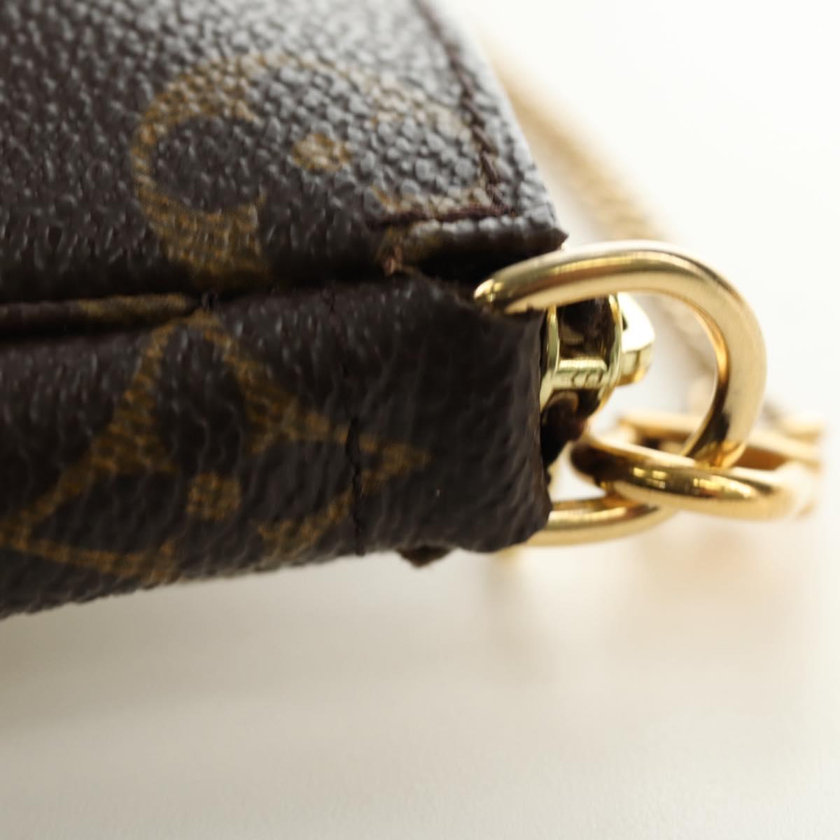 LOUIS VUITTON Monogram Mini Pochette Accessoires Pouch M58009 LV Auth 187162V