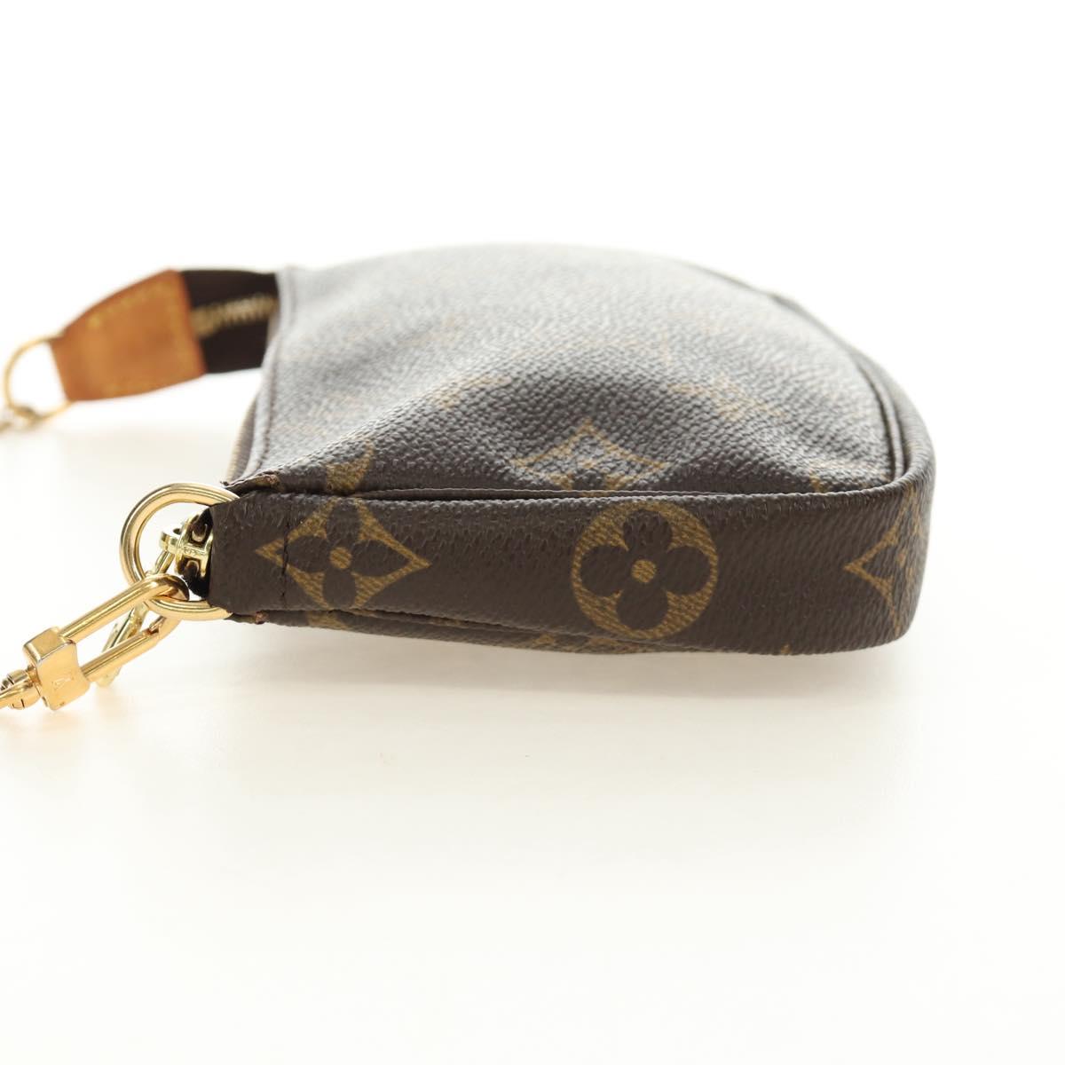 LOUIS VUITTON Monogram Mini Pochette Accessoires Pouch M58009 LV Auth 187162V