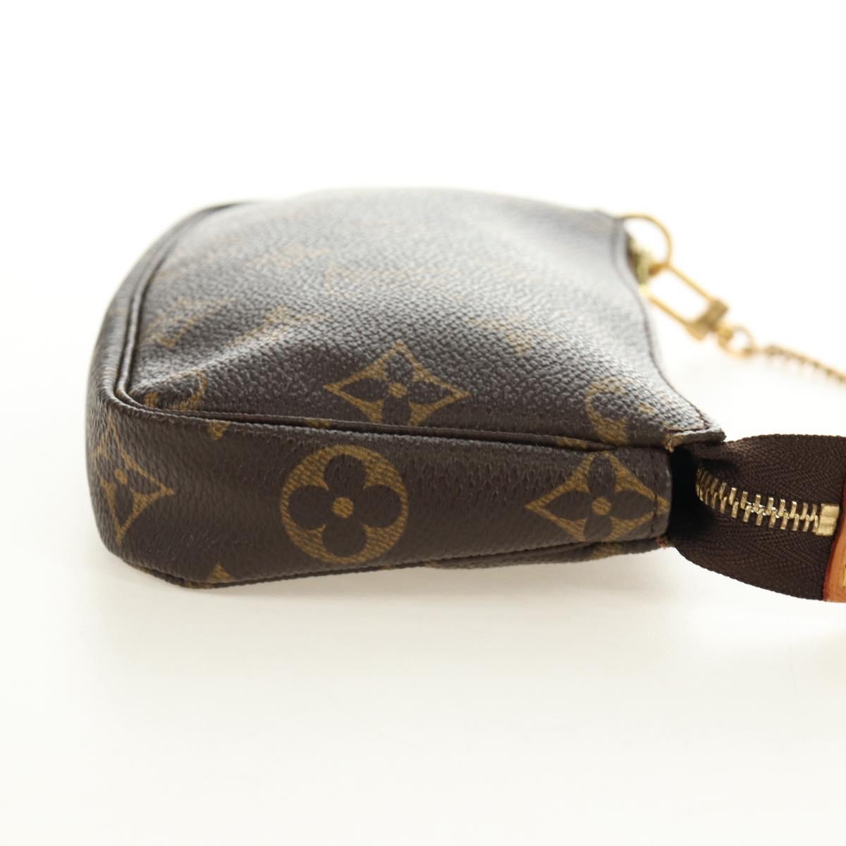 LOUIS VUITTON Monogram Mini Pochette Accessoires Pouch M58009 LV Auth 187162V