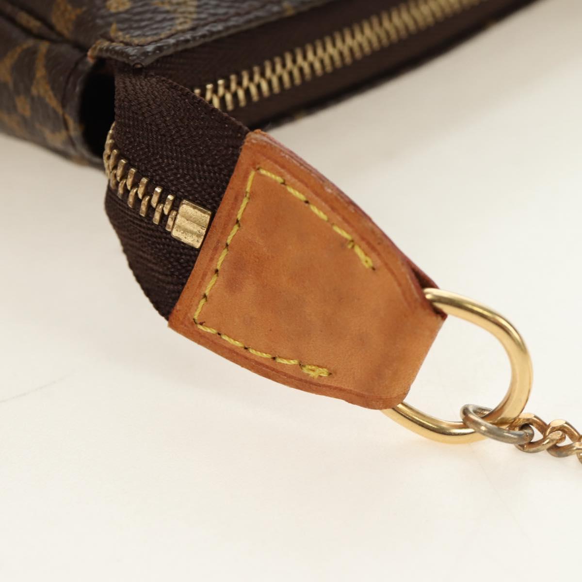 LOUIS VUITTON Monogram Mini Pochette Accessoires Pouch M58009 LV Auth 187162V