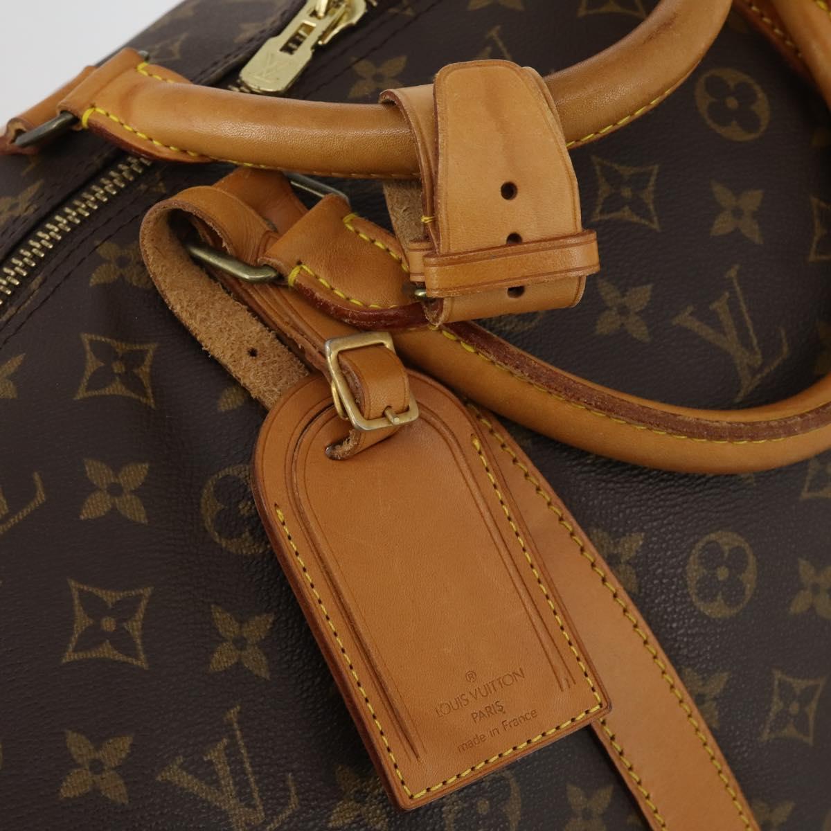 LOUIS VUITTON Monogram Keepall Bandouliere 60 Boston Bag M41412 LV Auth 187172