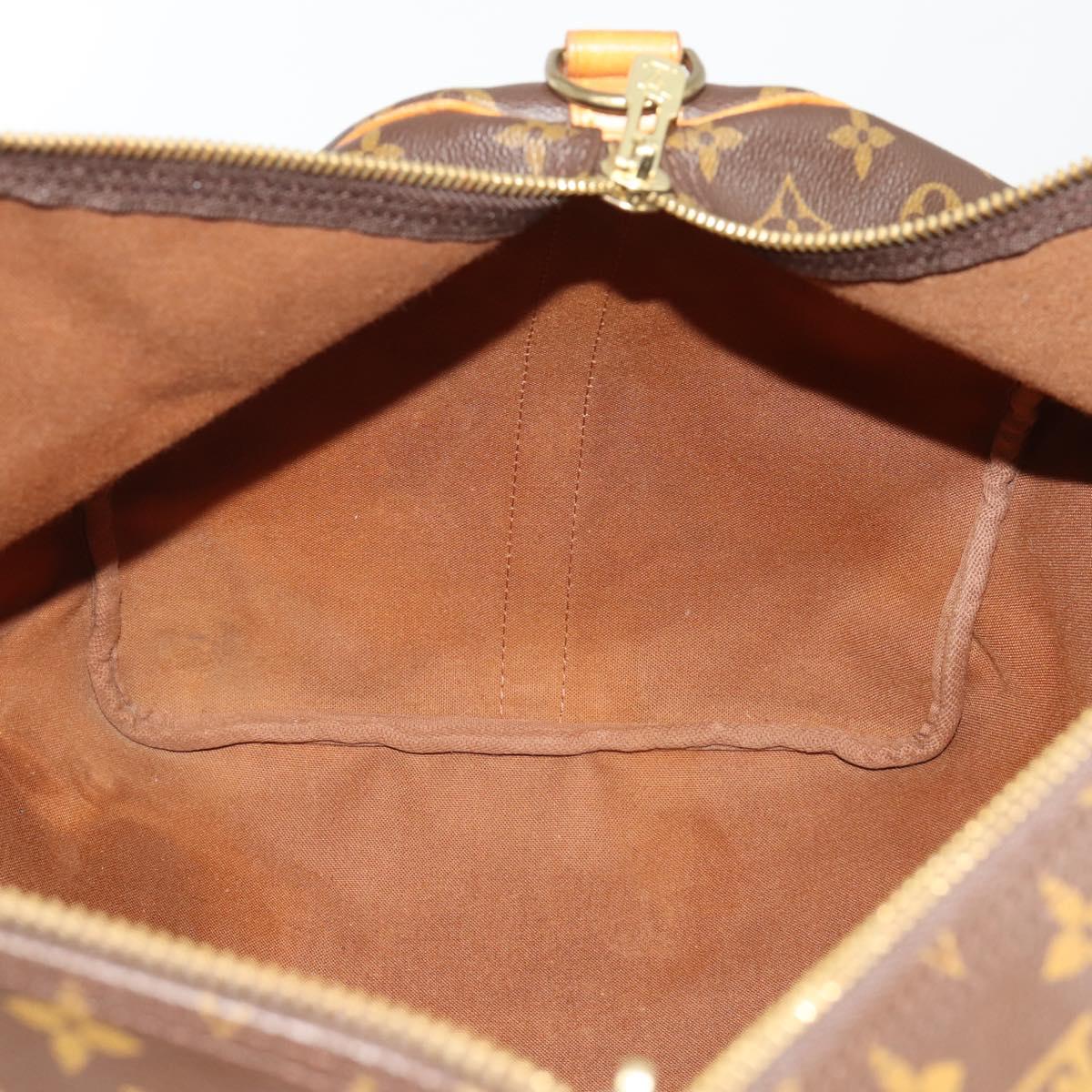 LOUIS VUITTON Monogram Keepall Bandouliere 60 Boston Bag M41412 LV Auth 187172