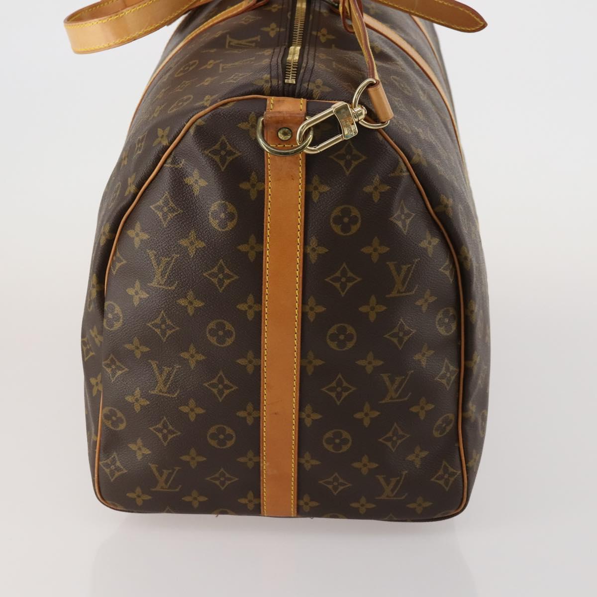 LOUIS VUITTON Monogram Keepall Bandouliere 60 Boston Bag M41412 LV Auth 187173V