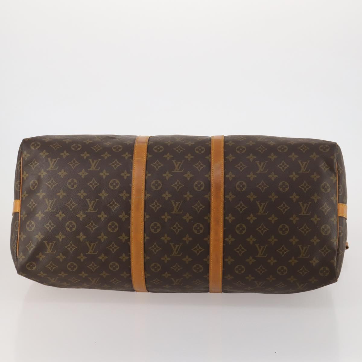 LOUIS VUITTON Monogram Keepall Bandouliere 60 Boston Bag M41412 LV Auth 187174V