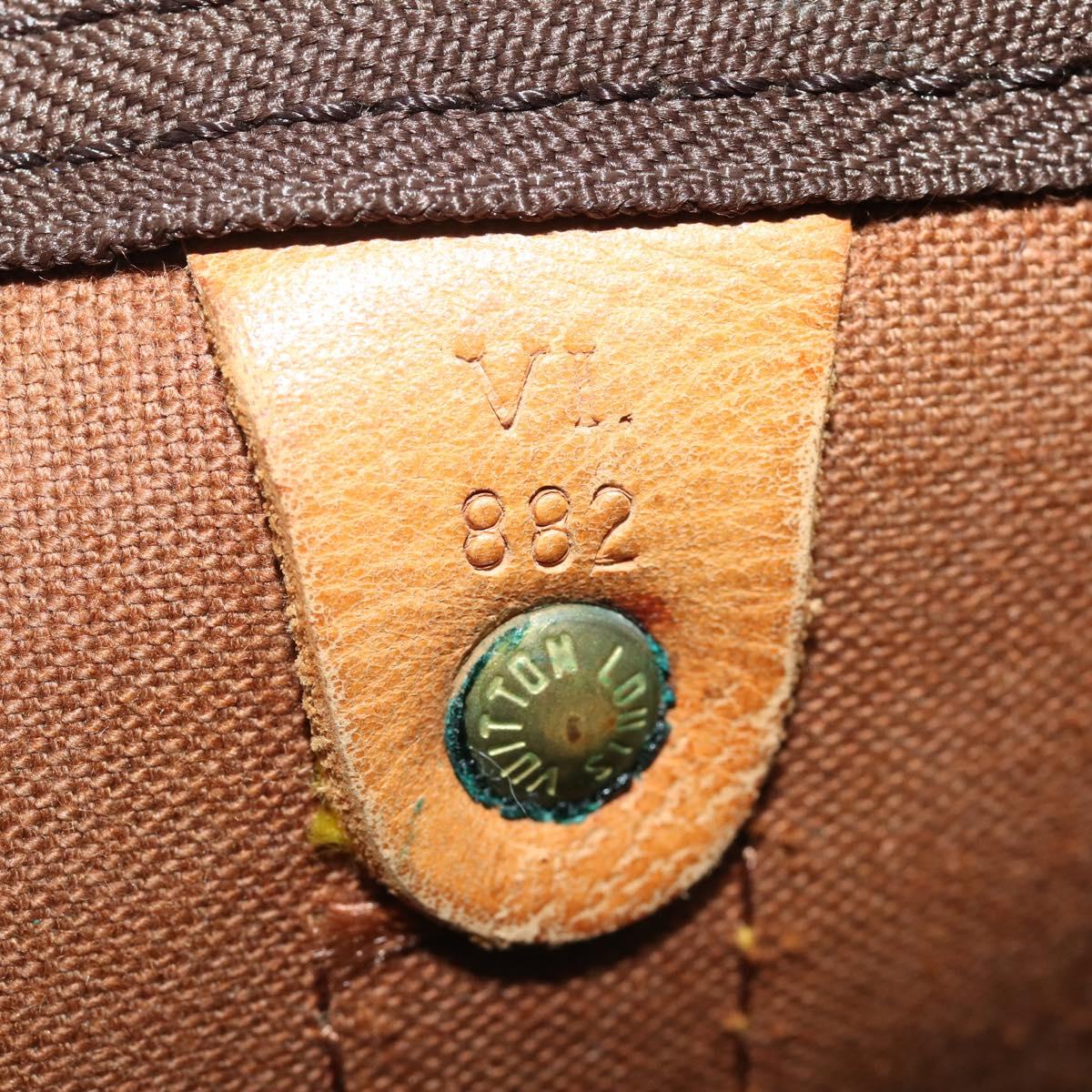 LOUIS VUITTON Monogram Keepall 50 Boston Bag M41426 LV Auth 187175