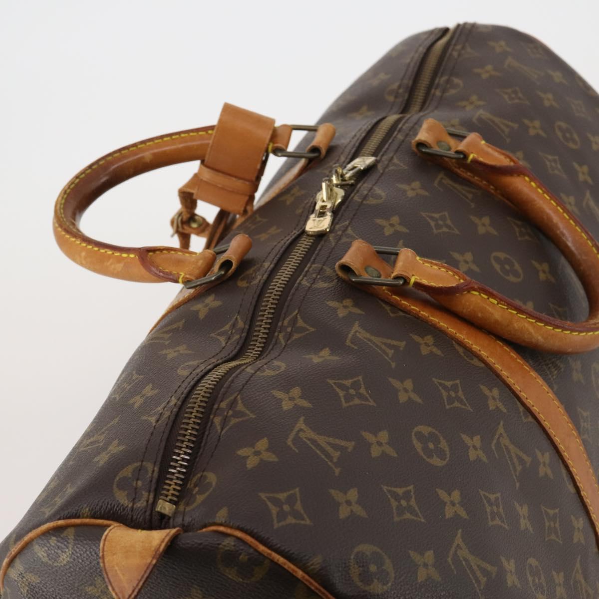 LOUIS VUITTON Monogram Keepall 50 Boston Bag M41426 LV Auth 187175