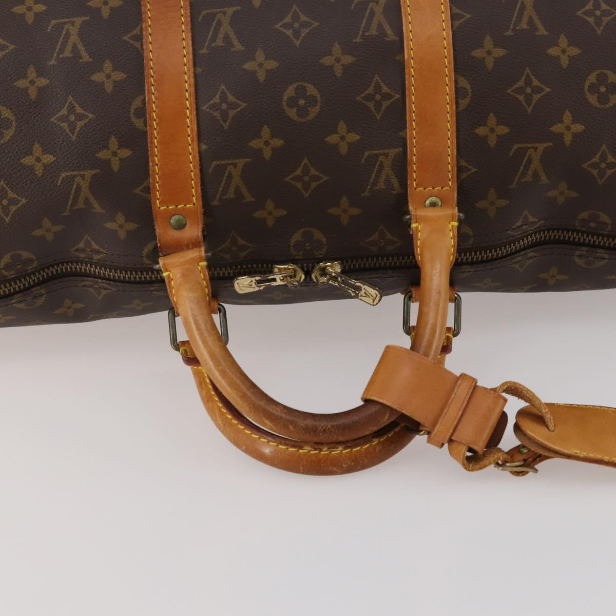 LOUIS VUITTON Monogram Keepall 50 Boston Bag M41426 LV Auth 187175