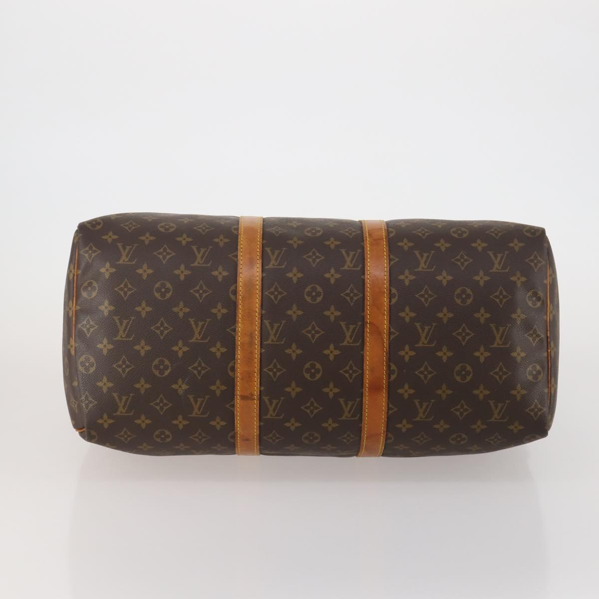 LOUIS VUITTON Monogram Keepall 50 Boston Bag M41426 LV Auth 187175