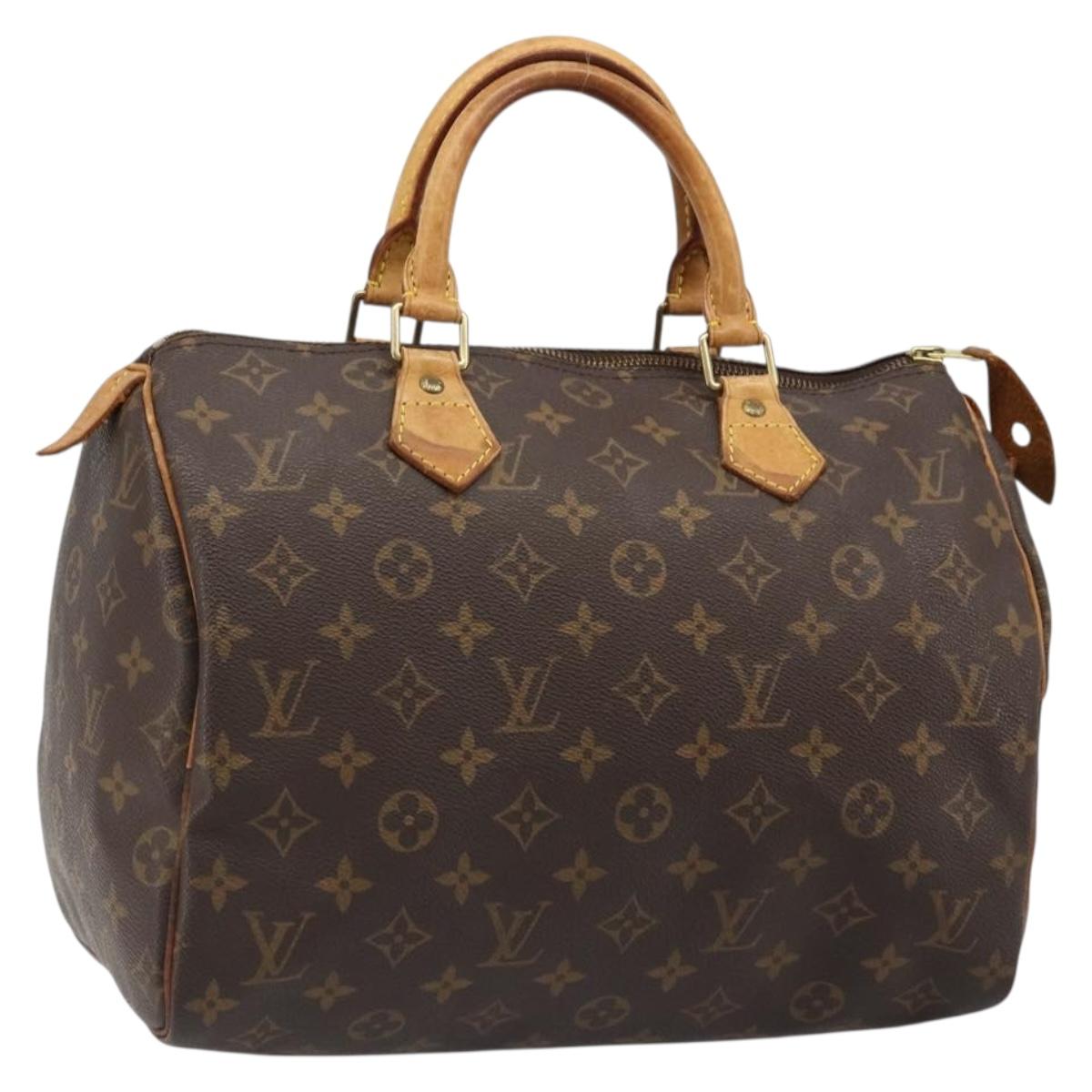 LOUIS VUITTON Monogram Speedy 30 Hand Bag M41526 LV Auth 187176A