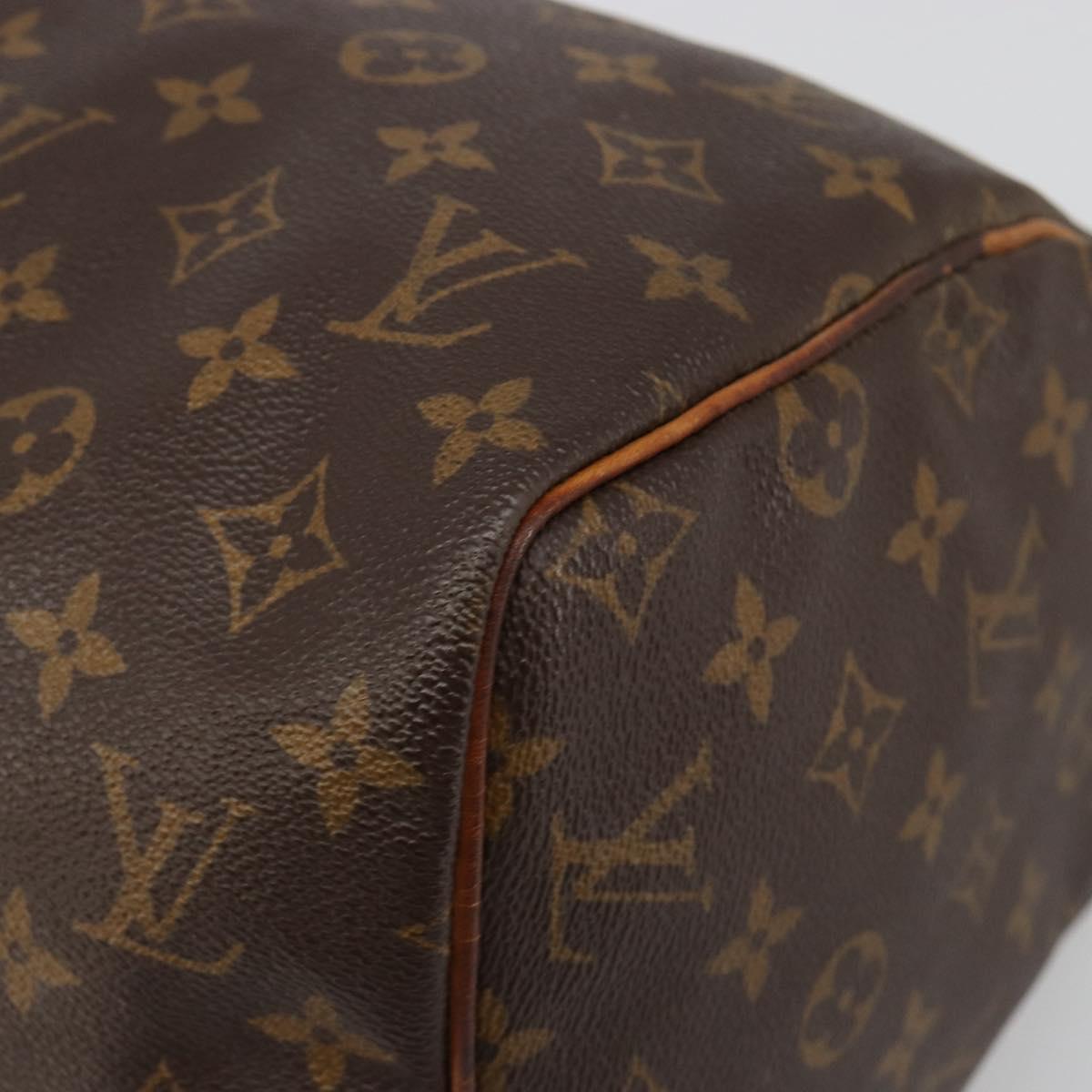 LOUIS VUITTON Monogram Speedy 30 Hand Bag M41526 LV Auth 187176A