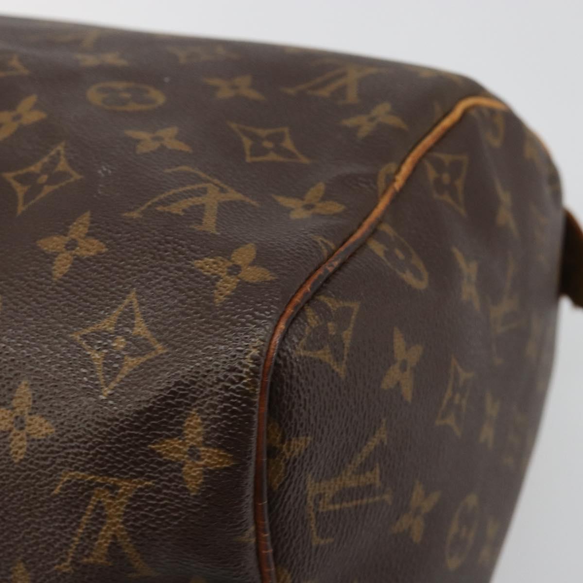LOUIS VUITTON Monogram Speedy 30 Hand Bag M41526 LV Auth 187176A