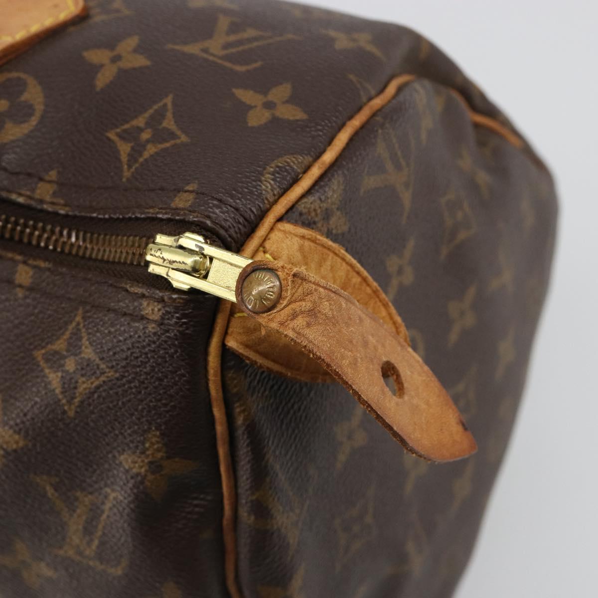 LOUIS VUITTON Monogram Speedy 30 Hand Bag M41526 LV Auth 187176A