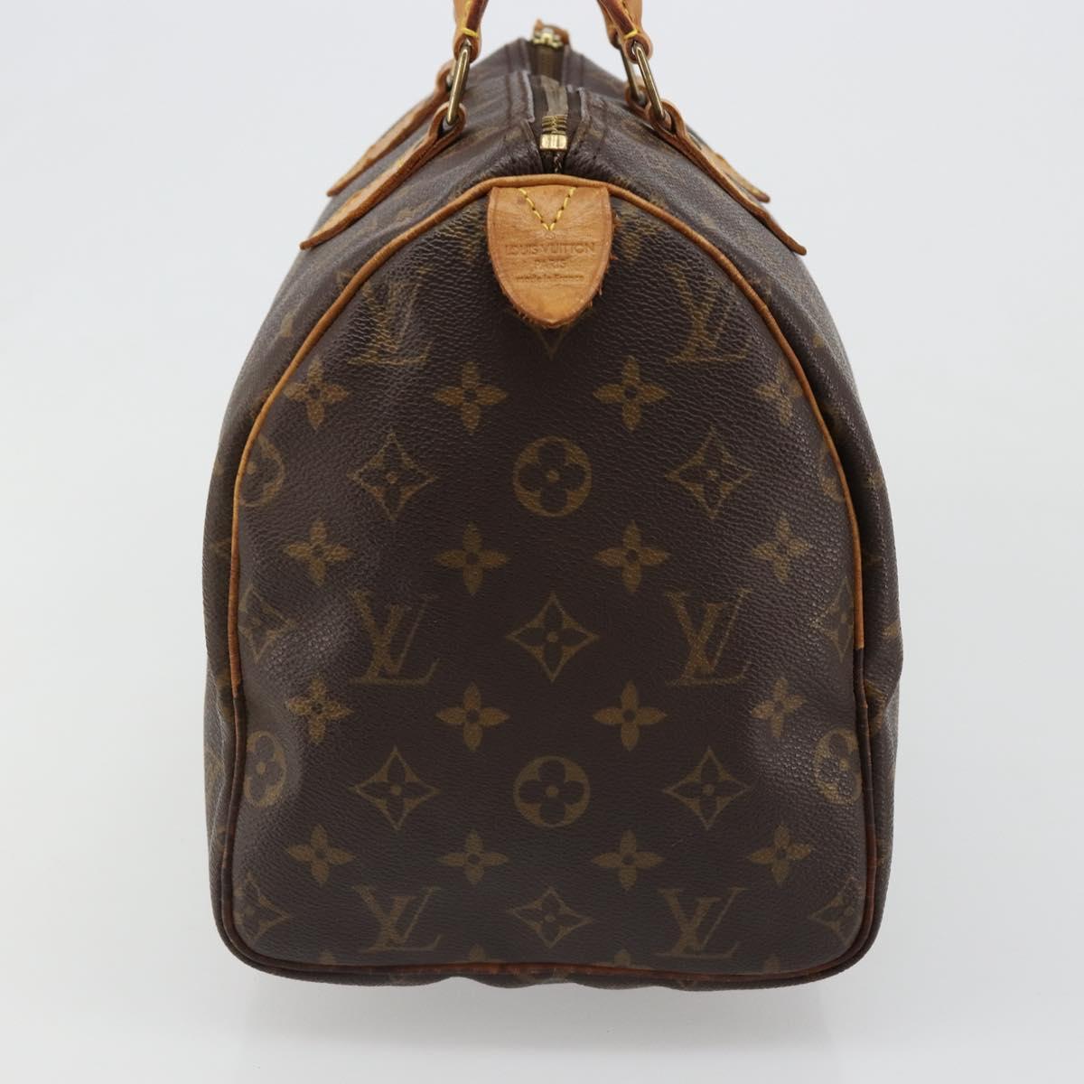 LOUIS VUITTON Monogram Speedy 30 Hand Bag M41526 LV Auth 187176A