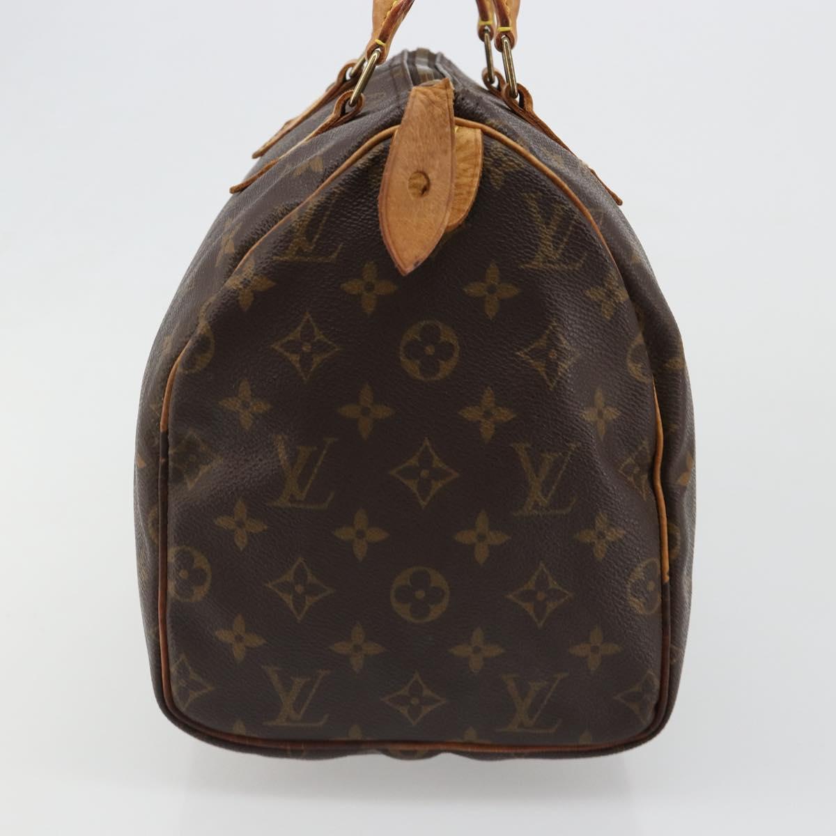 LOUIS VUITTON Monogram Speedy 30 Hand Bag M41526 LV Auth 187176A