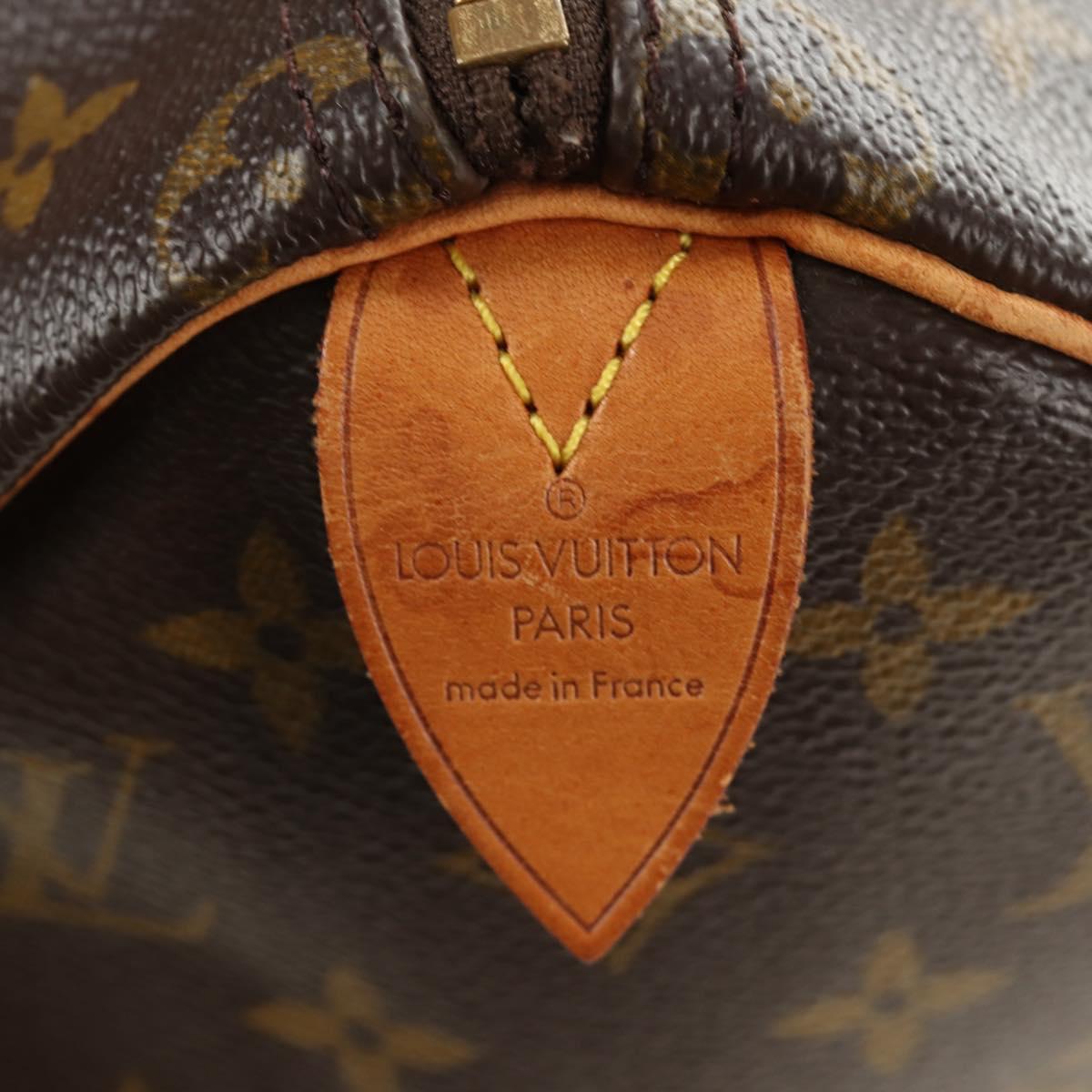 LOUIS VUITTON Monogram Speedy 25 Hand Bag M41528 LV Auth 187177SAV