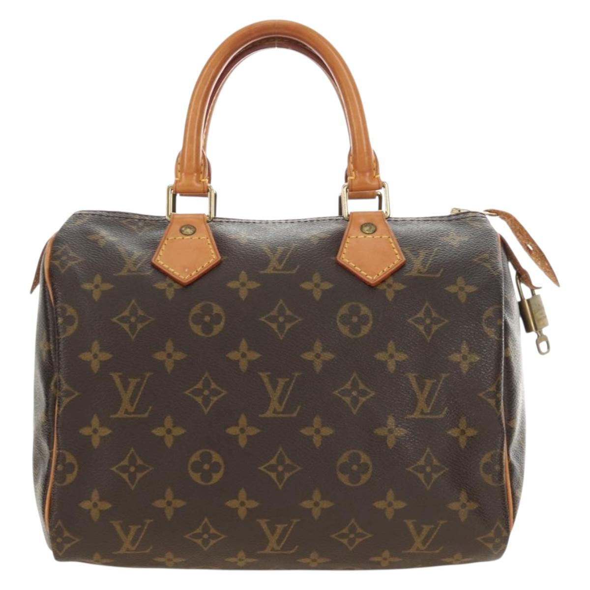 LOUIS VUITTON Monogram Speedy 25 Hand Bag M41528 LV Auth 187177SAV
