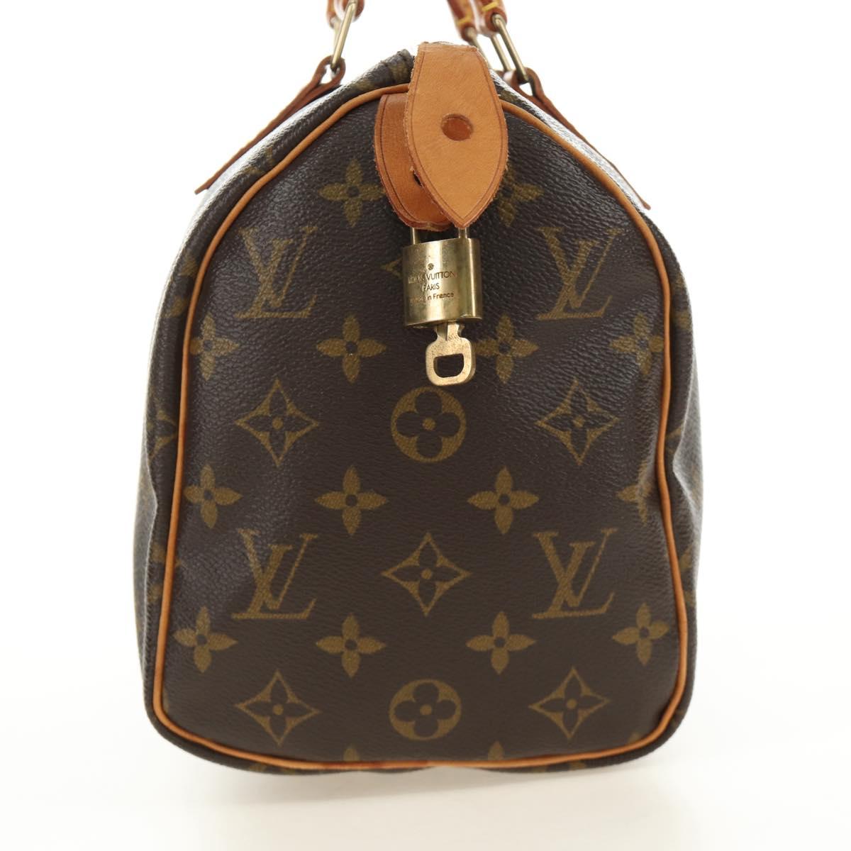 LOUIS VUITTON Monogram Speedy 25 Hand Bag M41528 LV Auth 187177SAV