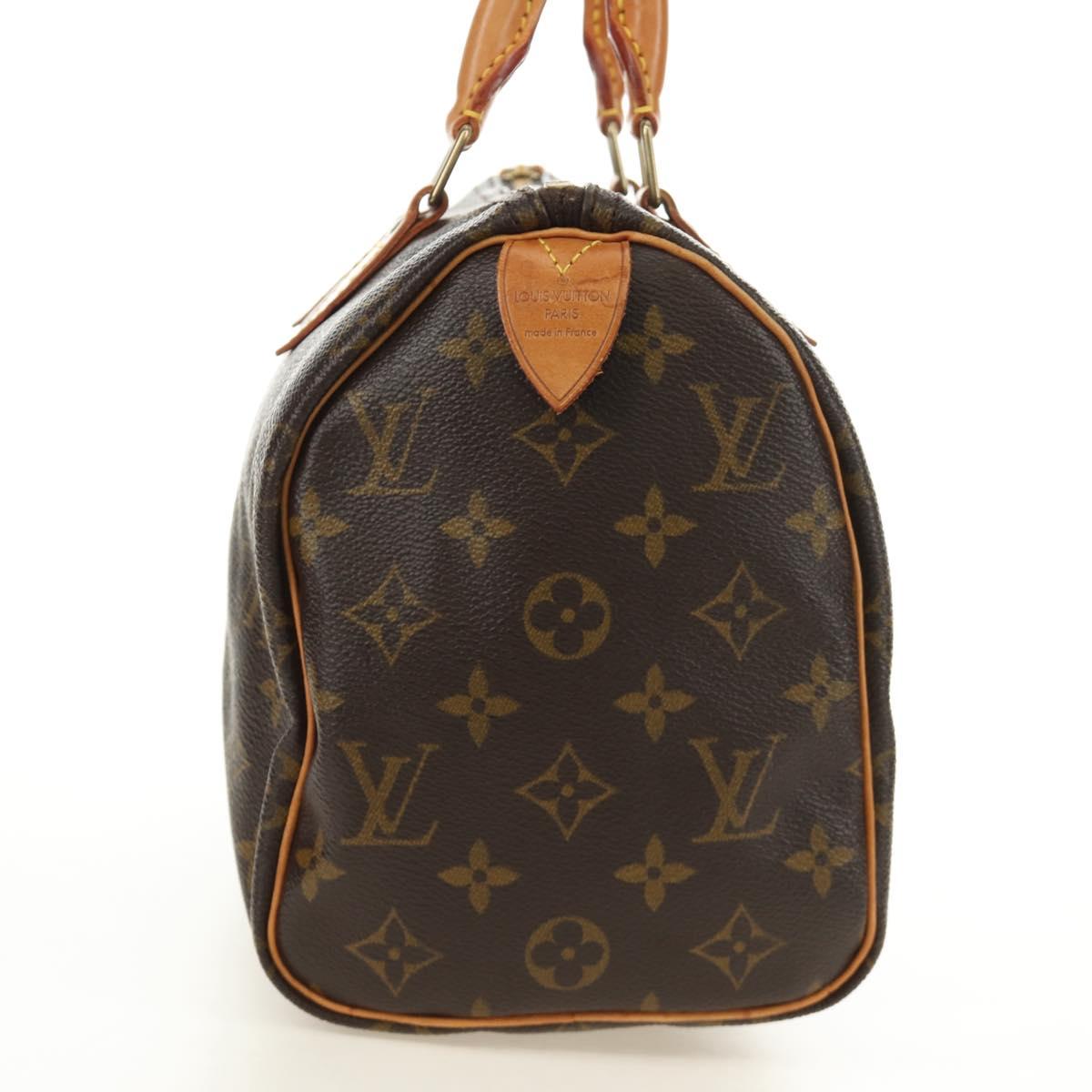 LOUIS VUITTON Monogram Speedy 25 Hand Bag M41528 LV Auth 187177SAV