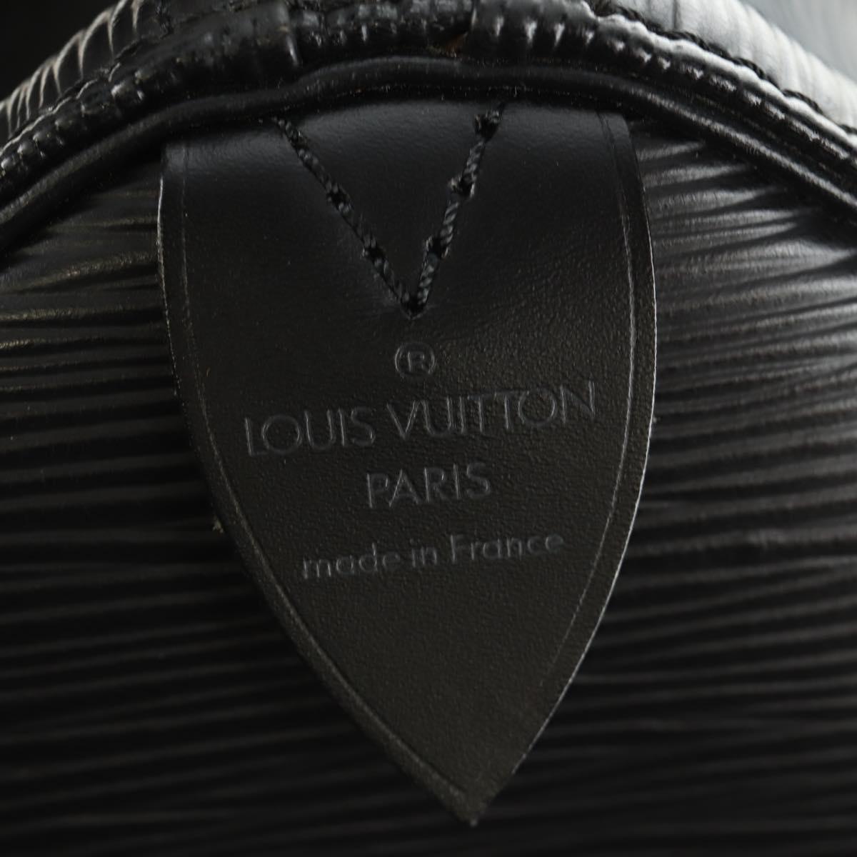 LOUIS VUITTON Epi Speedy 25 Hand Bag Black M59042 LV Auth 187179SAV