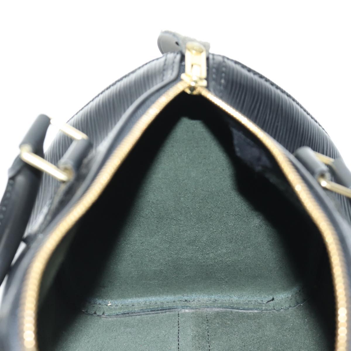 LOUIS VUITTON Epi Speedy 25 Hand Bag Black M59042 LV Auth 187179SAV