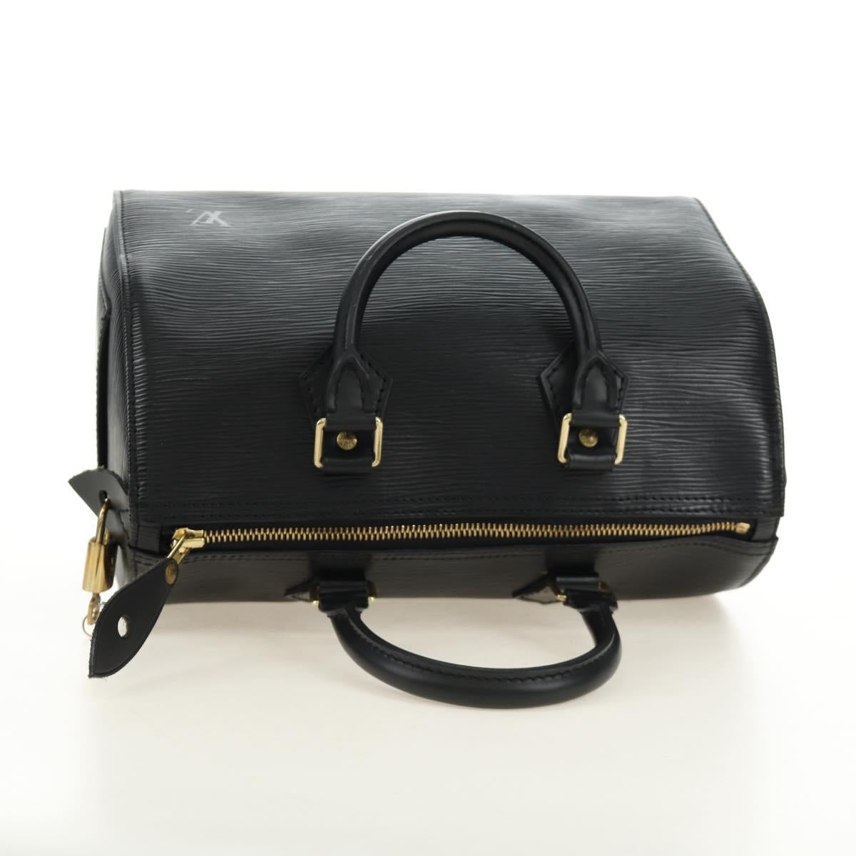 LOUIS VUITTON Epi Speedy 25 Hand Bag Black M59042 LV Auth 187179SAV