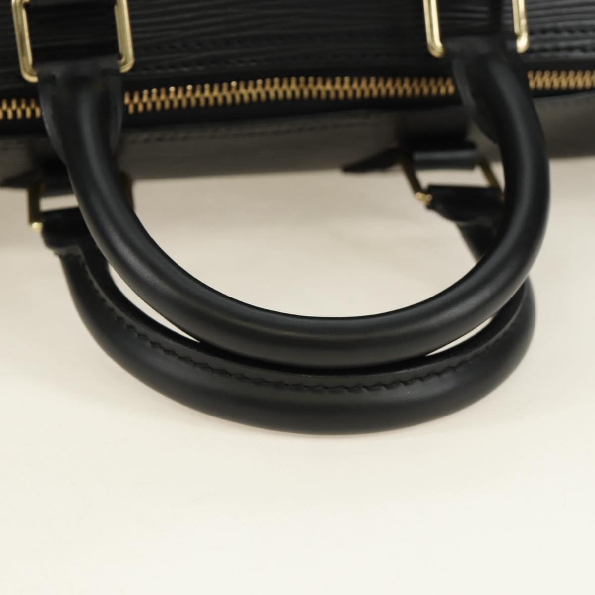 LOUIS VUITTON Epi Speedy 25 Hand Bag Black M59042 LV Auth 187179SAV