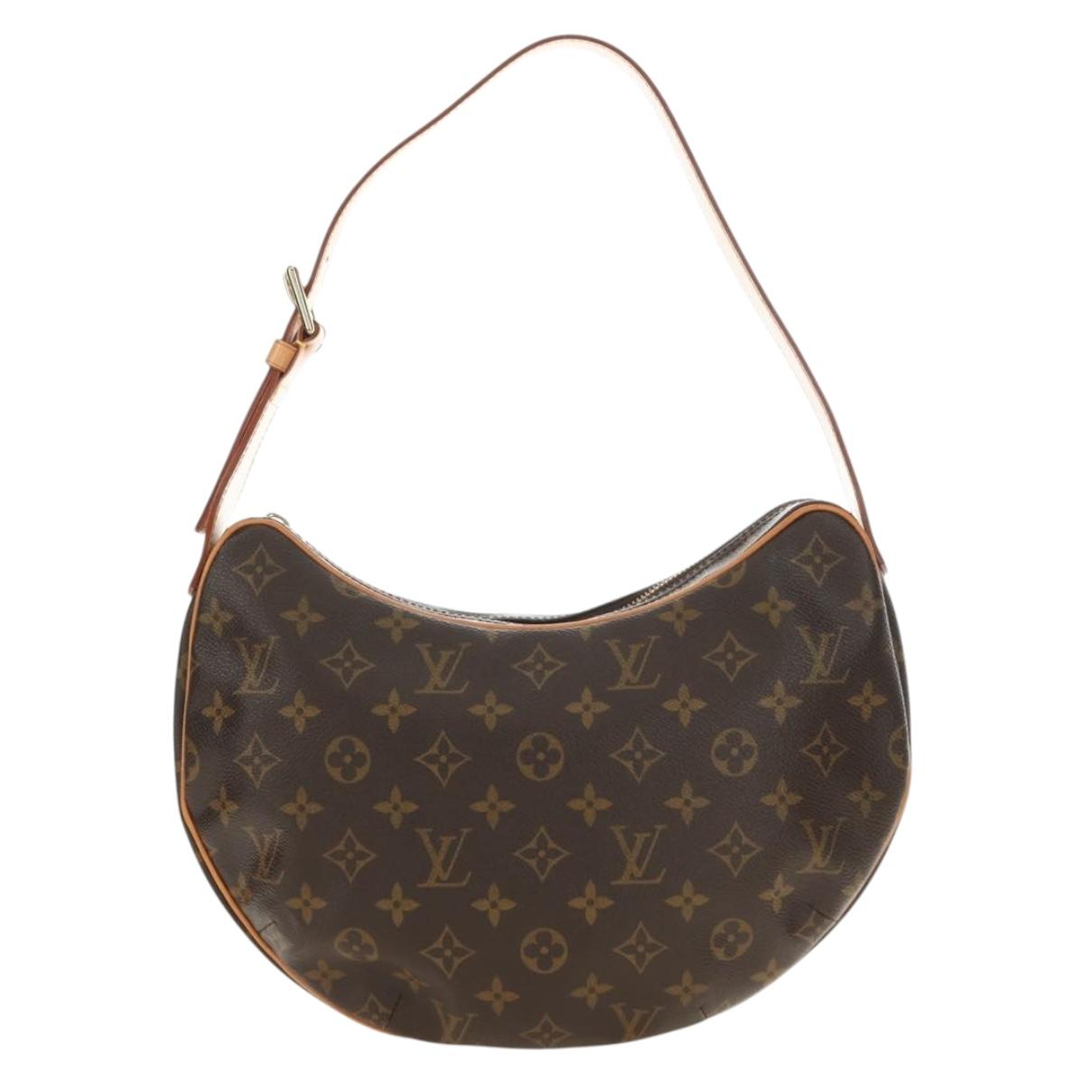 LOUIS VUITTON Monogram Croissant MM Shoulder Bag M51512 LV Auth 187194SAM