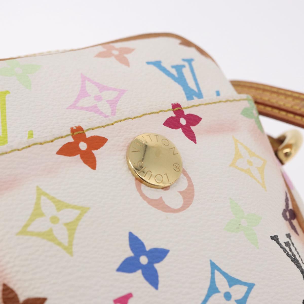 LOUIS VUITTON Monogram Multicolor Lift Shoulder Bag White M40055 LV Auth 187196A