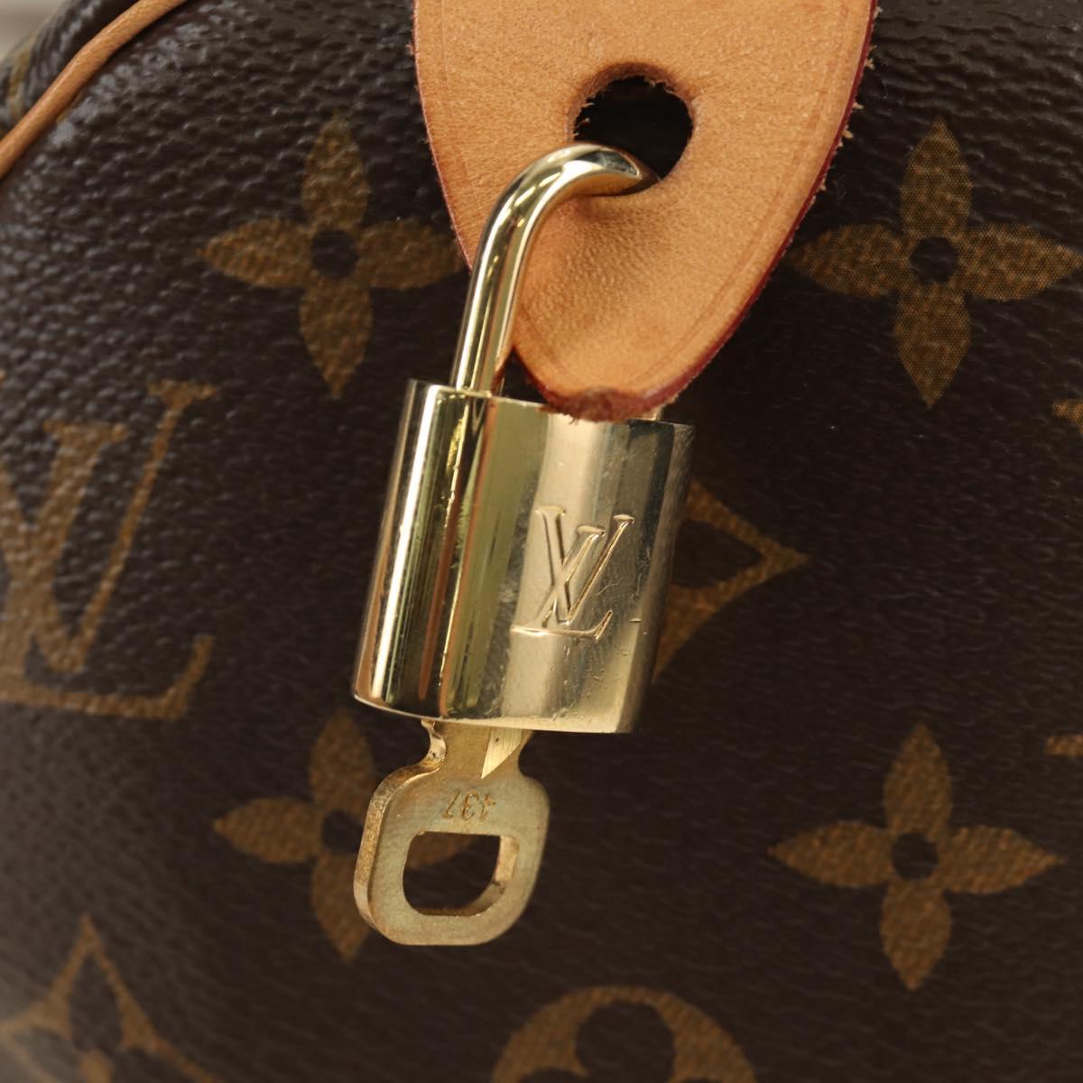 LOUIS VUITTON Monogram Speedy 25 Hand Bag M41528 LV Auth 187197SAM