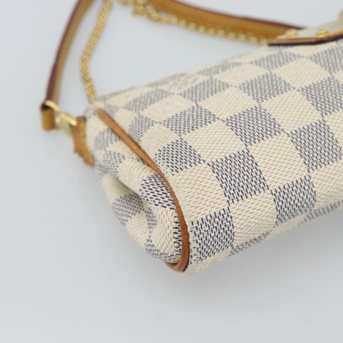 LOUIS VUITTON Damier Azur Eva Shoulder Bag 2way N55214 LV Auth 187198A