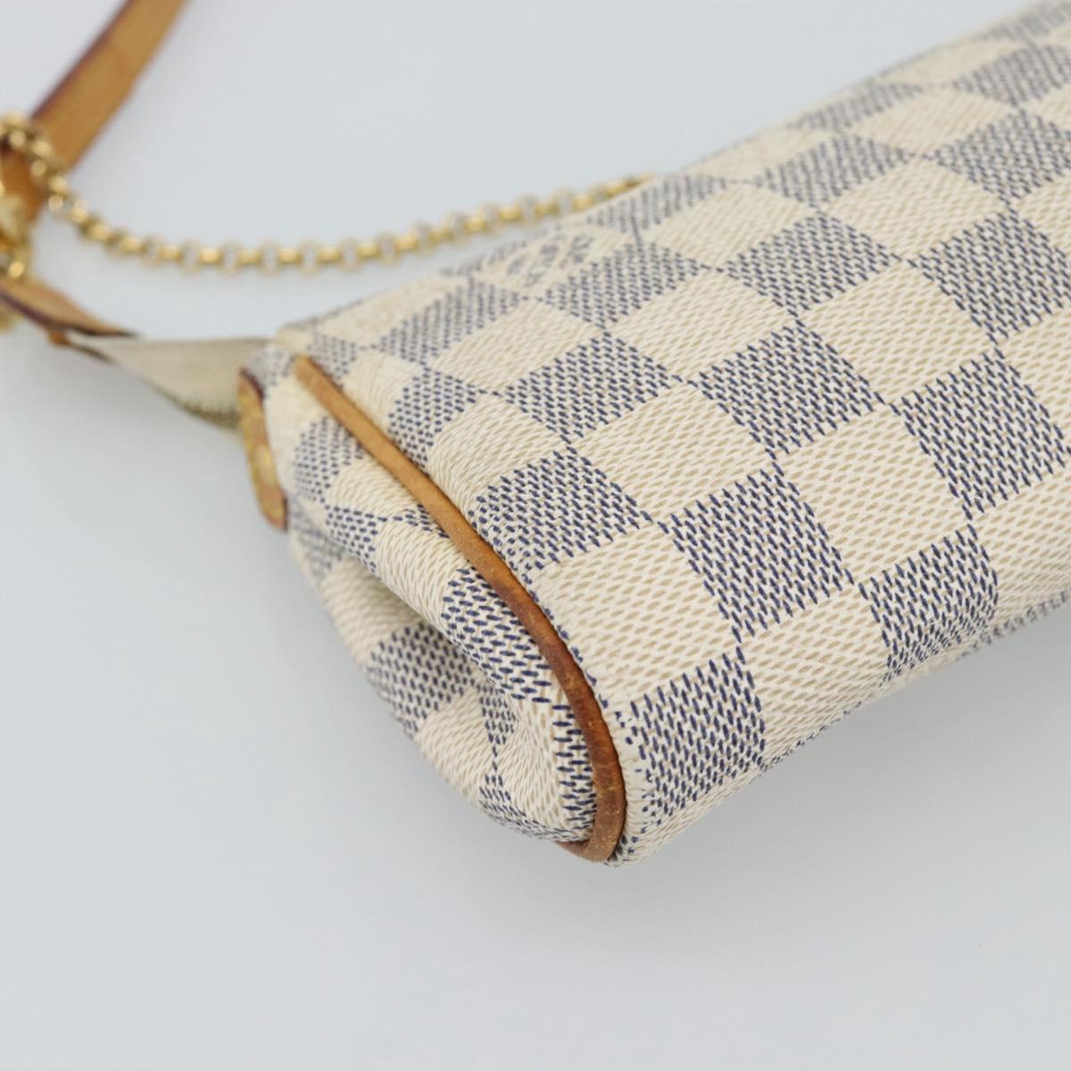 LOUIS VUITTON Damier Azur Eva Shoulder Bag 2way N55214 LV Auth 187198A