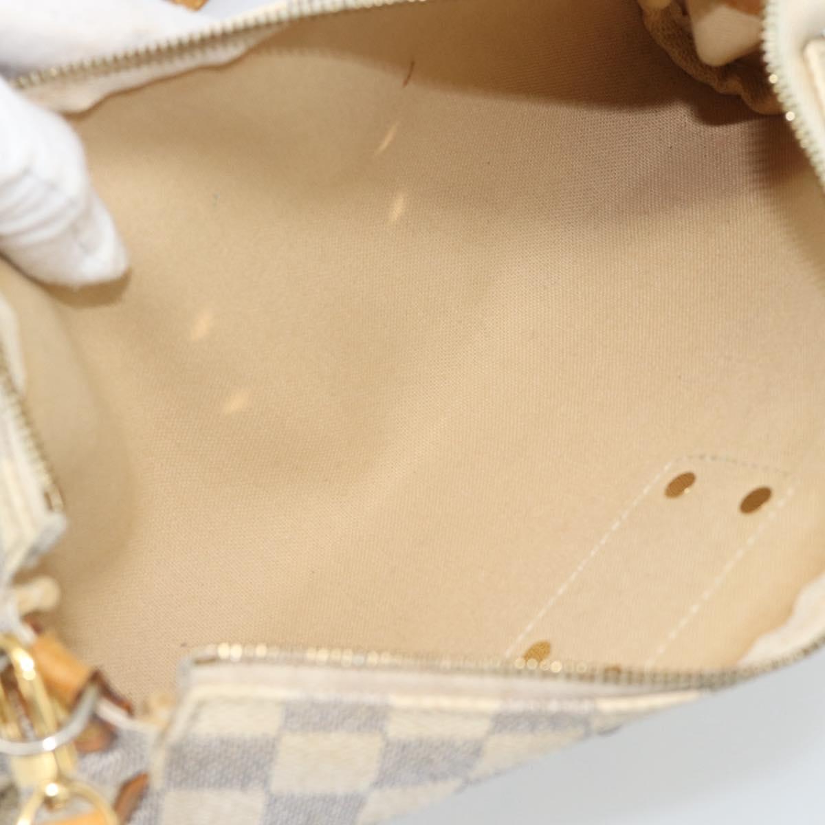LOUIS VUITTON Damier Azur Eva Shoulder Bag 2way N55214 LV Auth 187198A