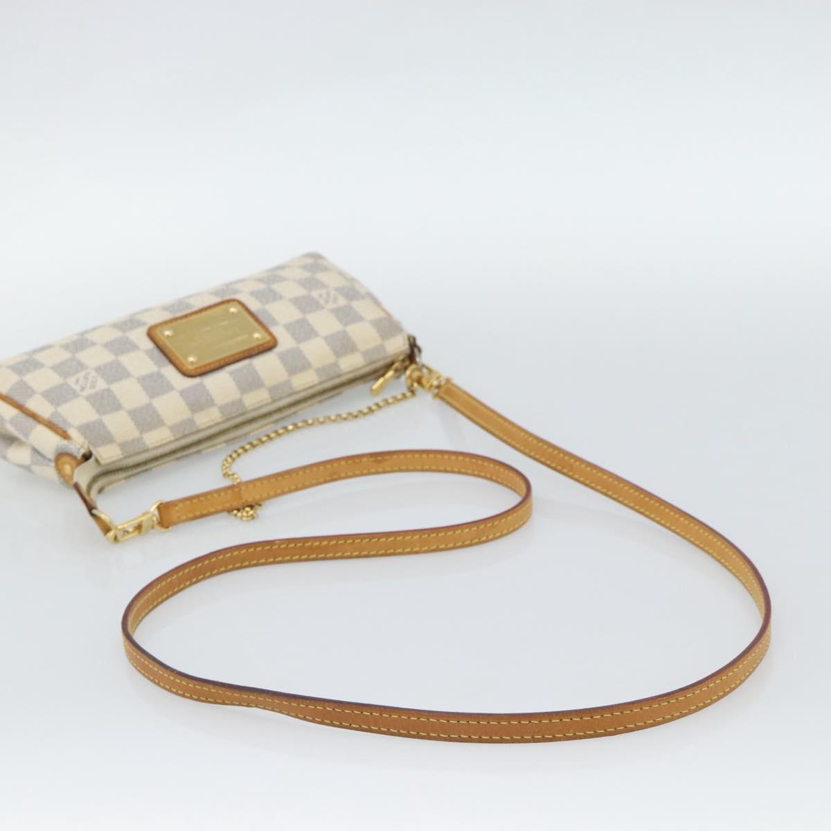 LOUIS VUITTON Damier Azur Eva Shoulder Bag 2way N55214 LV Auth 187198A