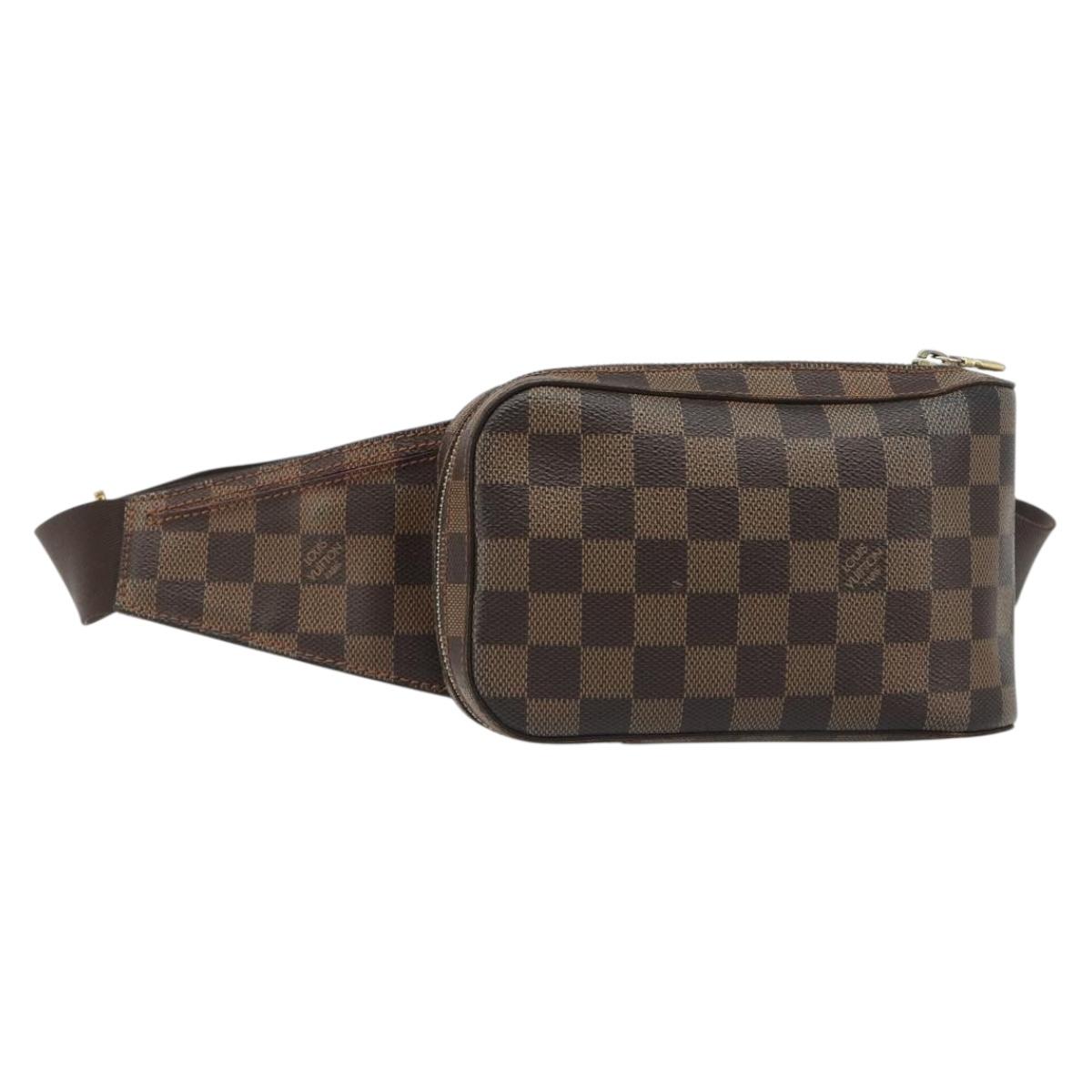 LOUIS VUITTON Damier Ebene Geronimos Shoulder Bag N51994 LV Auth 187212