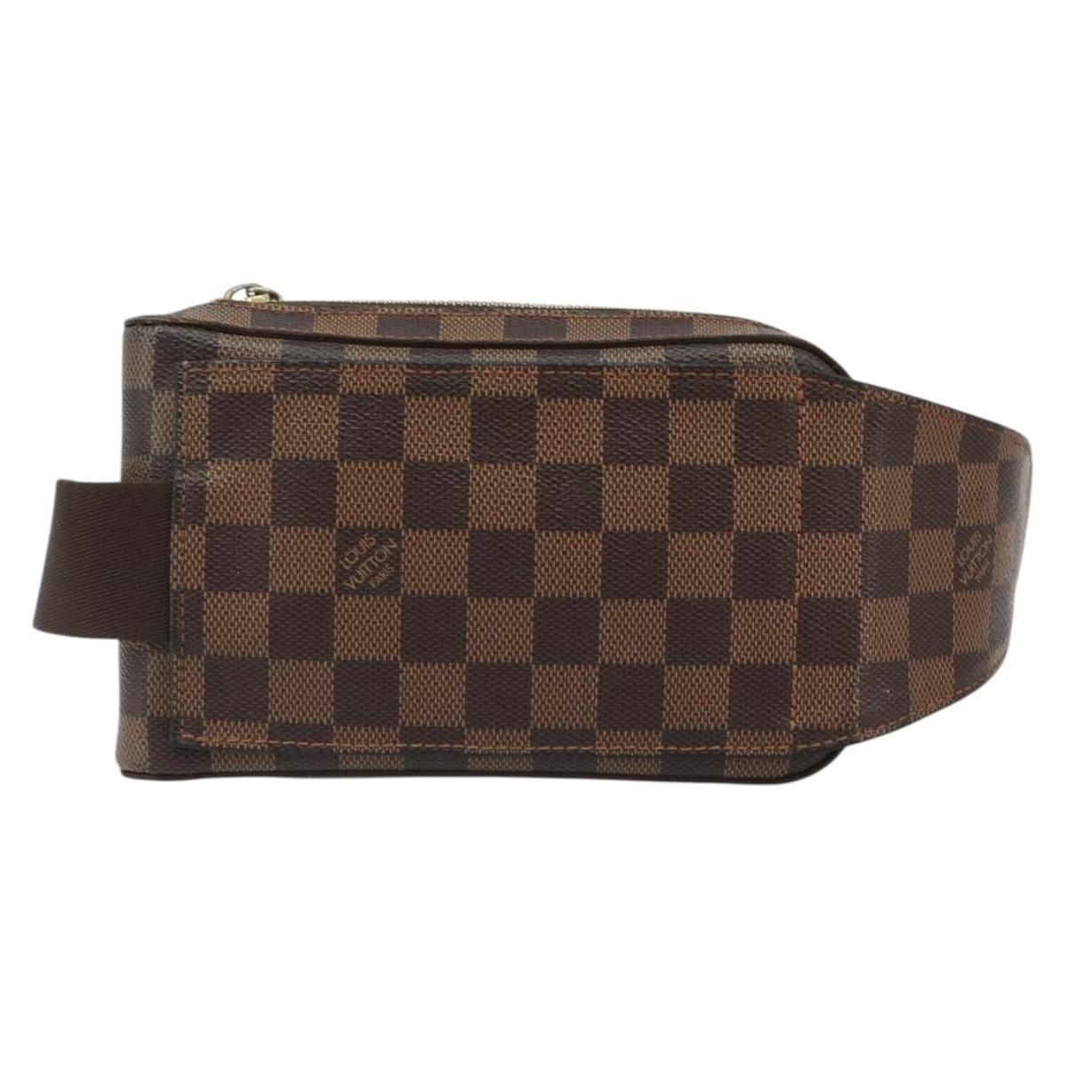 LOUIS VUITTON Damier Ebene Geronimos Shoulder Bag N51994 LV Auth 187212