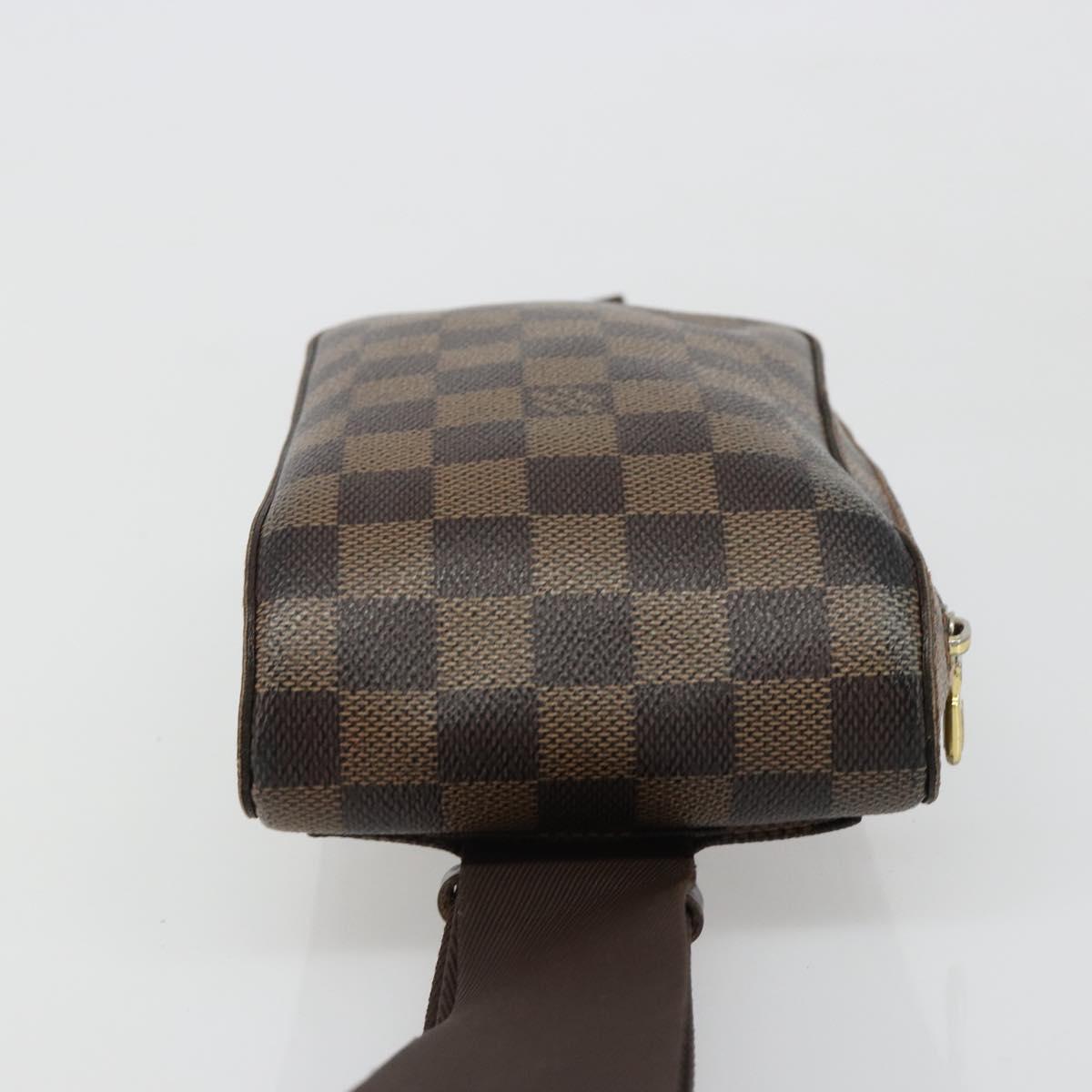 LOUIS VUITTON Damier Ebene Geronimos Shoulder Bag N51994 LV Auth 187212