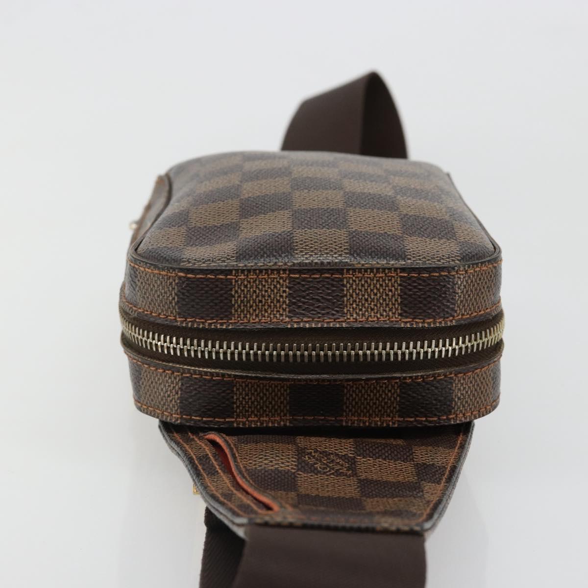 LOUIS VUITTON Damier Ebene Geronimos Shoulder Bag N51994 LV Auth 187212