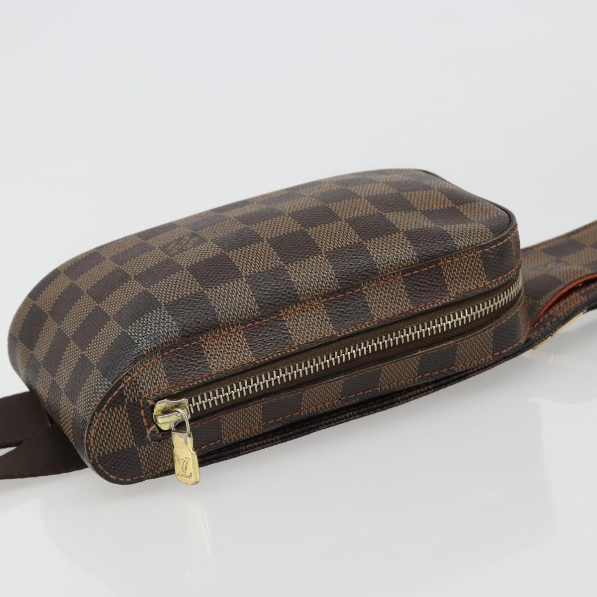 LOUIS VUITTON Damier Ebene Geronimos Shoulder Bag N51994 LV Auth 187212