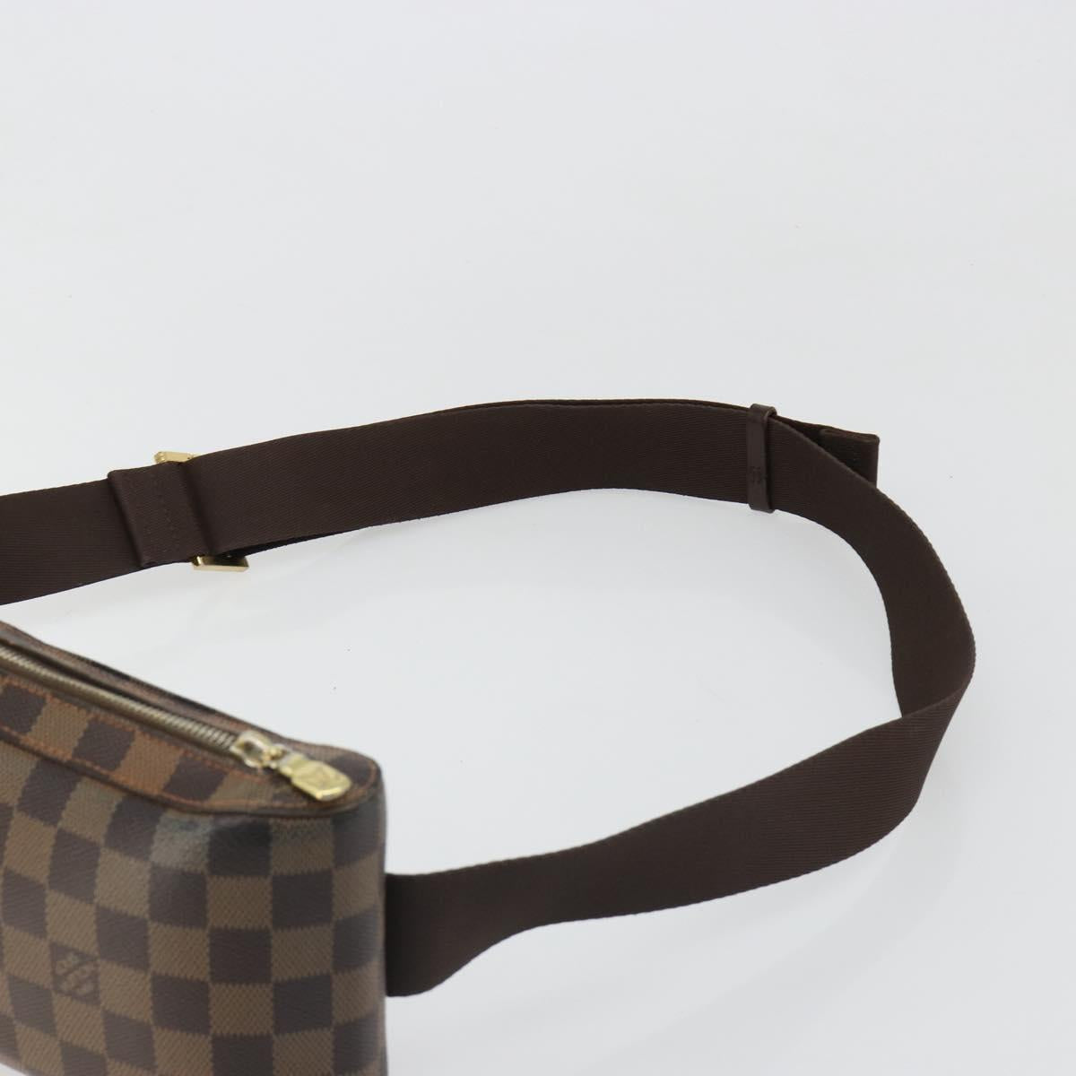 LOUIS VUITTON Damier Ebene Geronimos Shoulder Bag N51994 LV Auth 187212