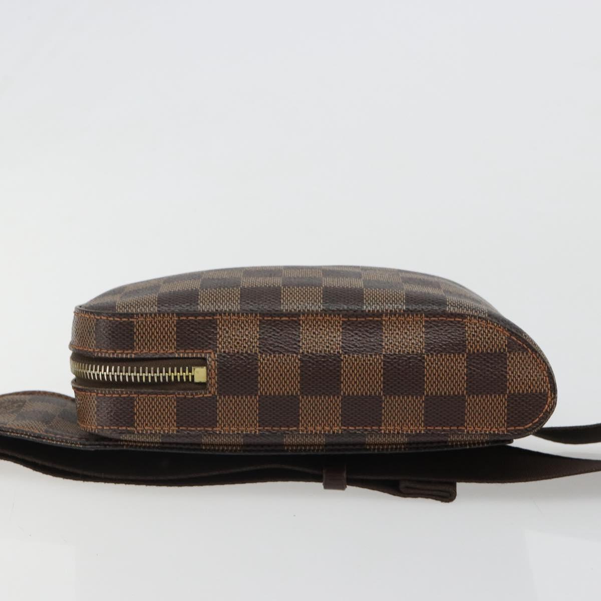 LOUIS VUITTON Damier Ebene Geronimos Shoulder Bag N51994 LV Auth 187212